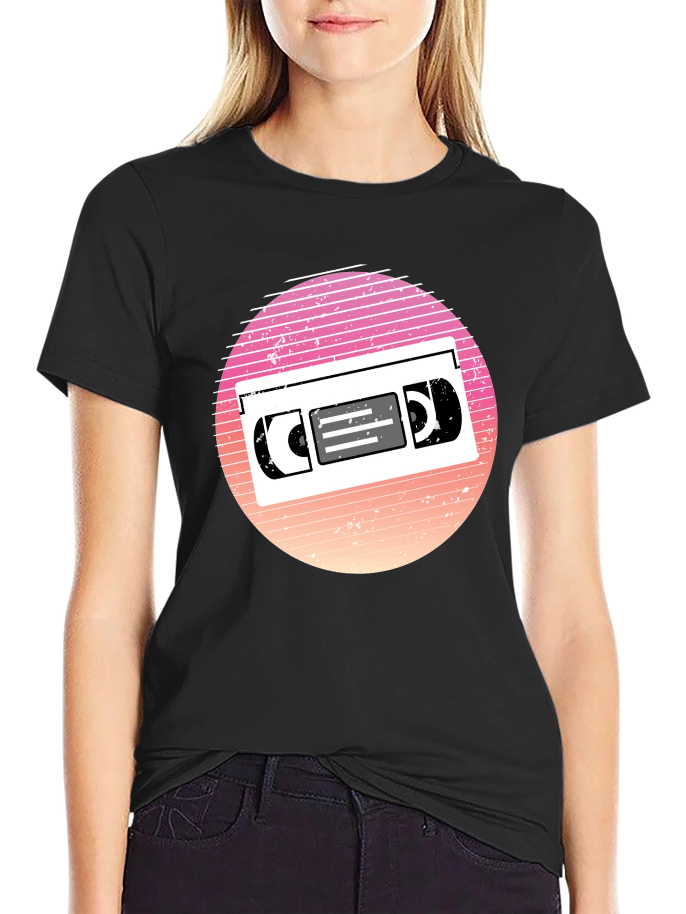 Retro VHS Tape Graphic T-Shirt