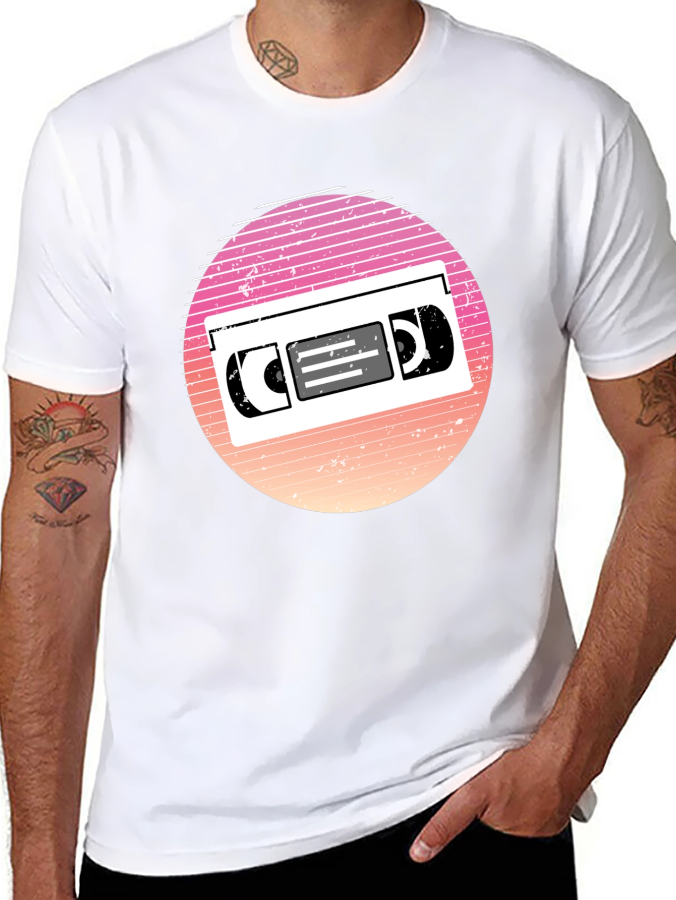 Retro VHS Tape Graphic T-Shirt