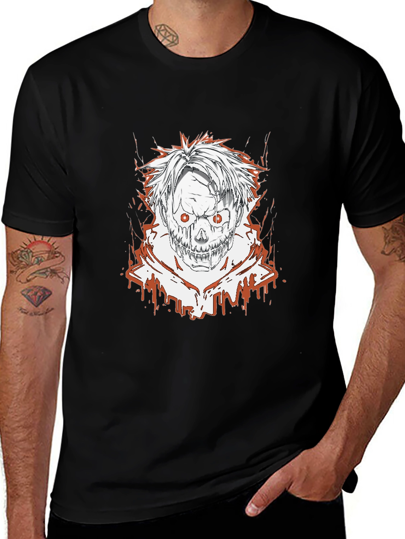 Grim Reaper Graphic T-Shirt - Mens Black Tee