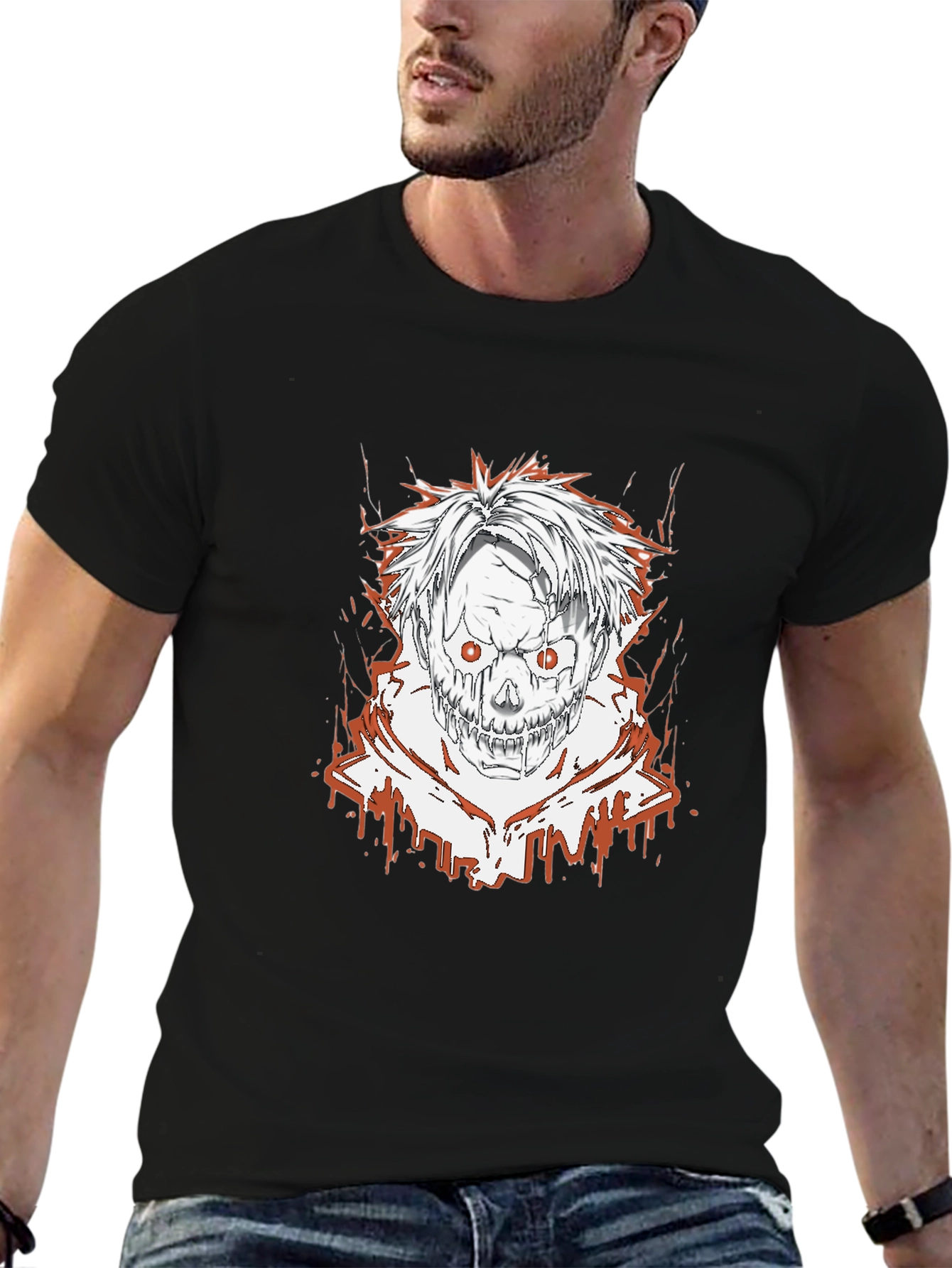 Grim Reaper Graphic T-Shirt - Mens Black Tee