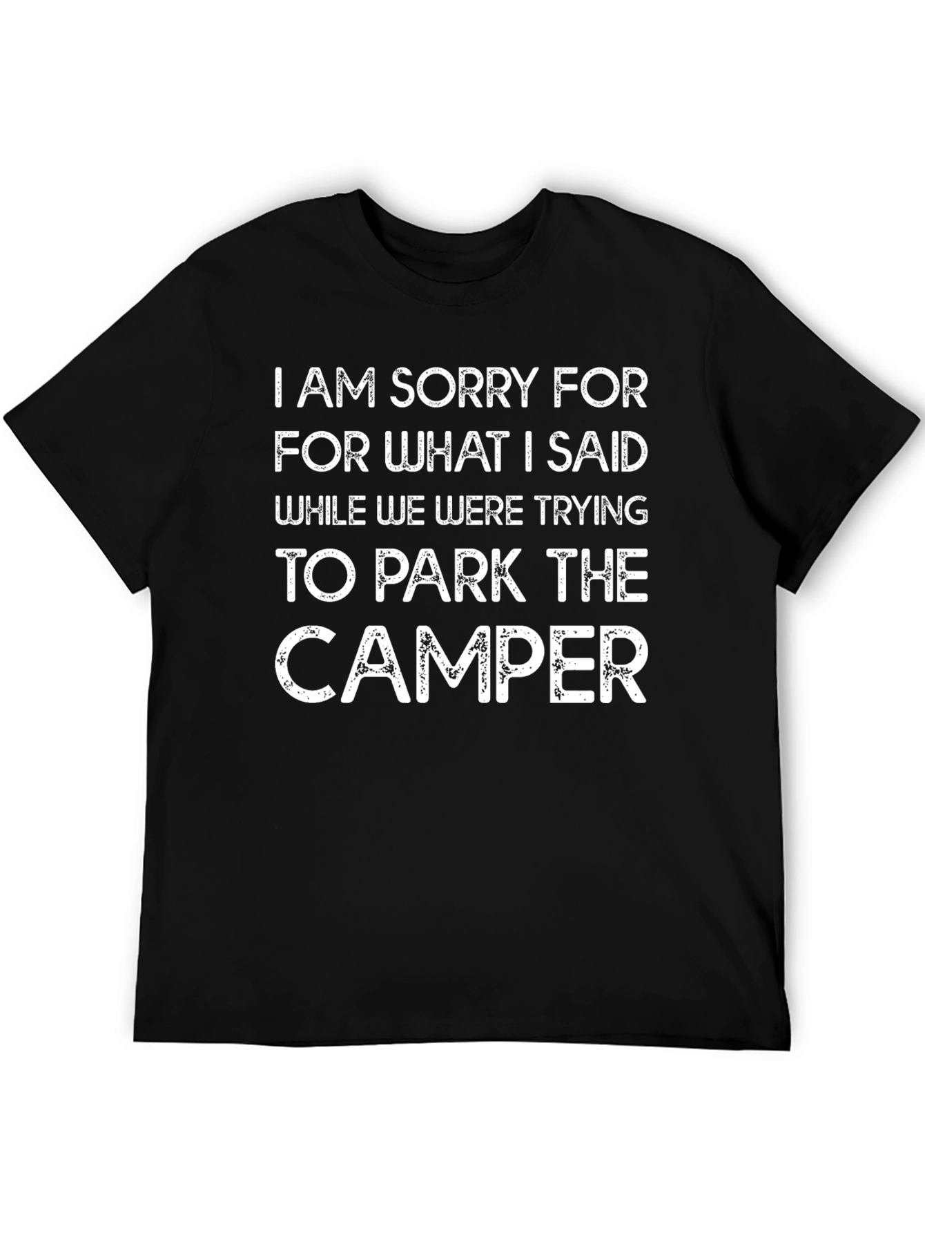 Camper Parking Apology T-Shirt