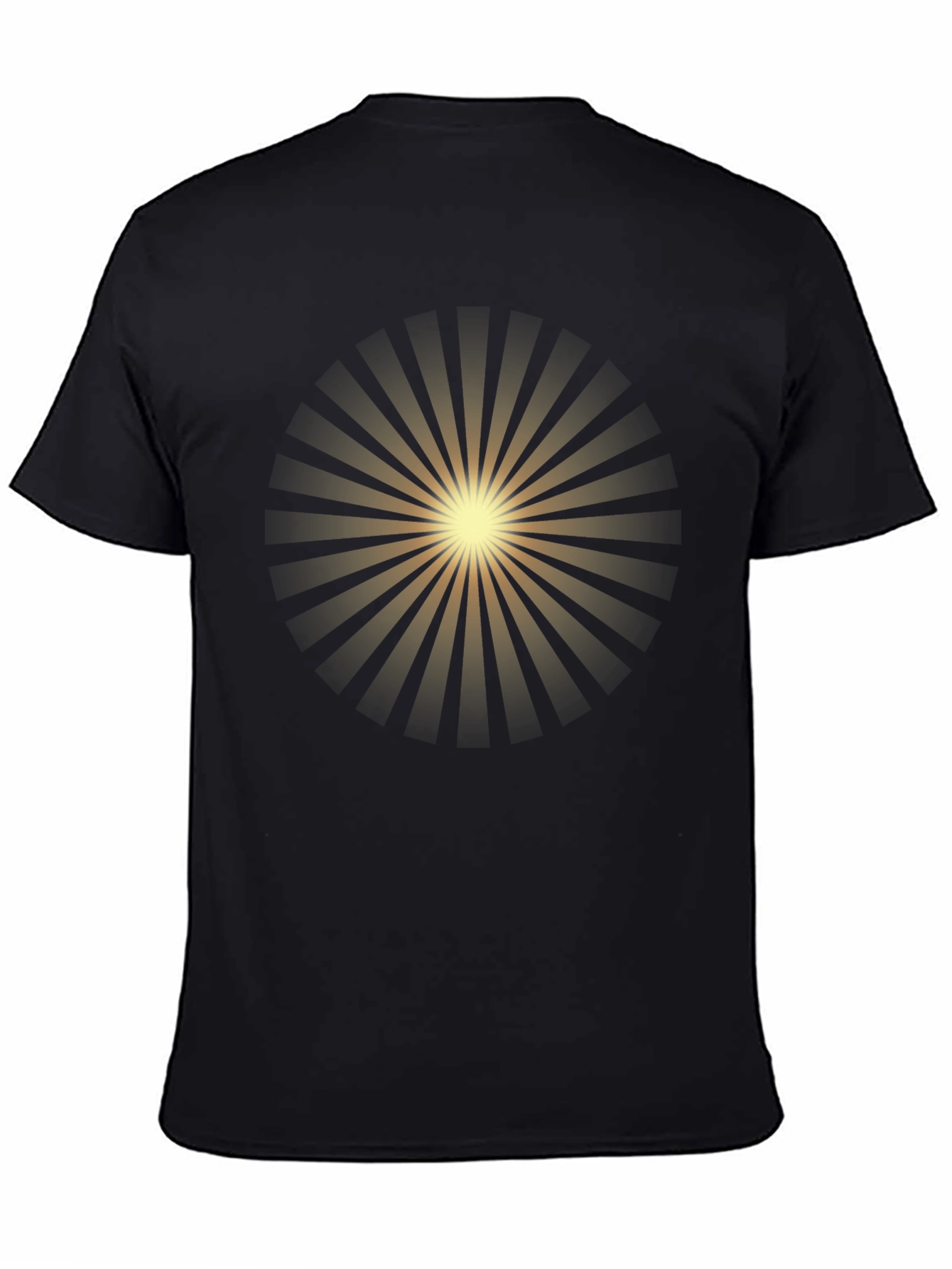 Radiant Burst Graphic Tee - Classic Black