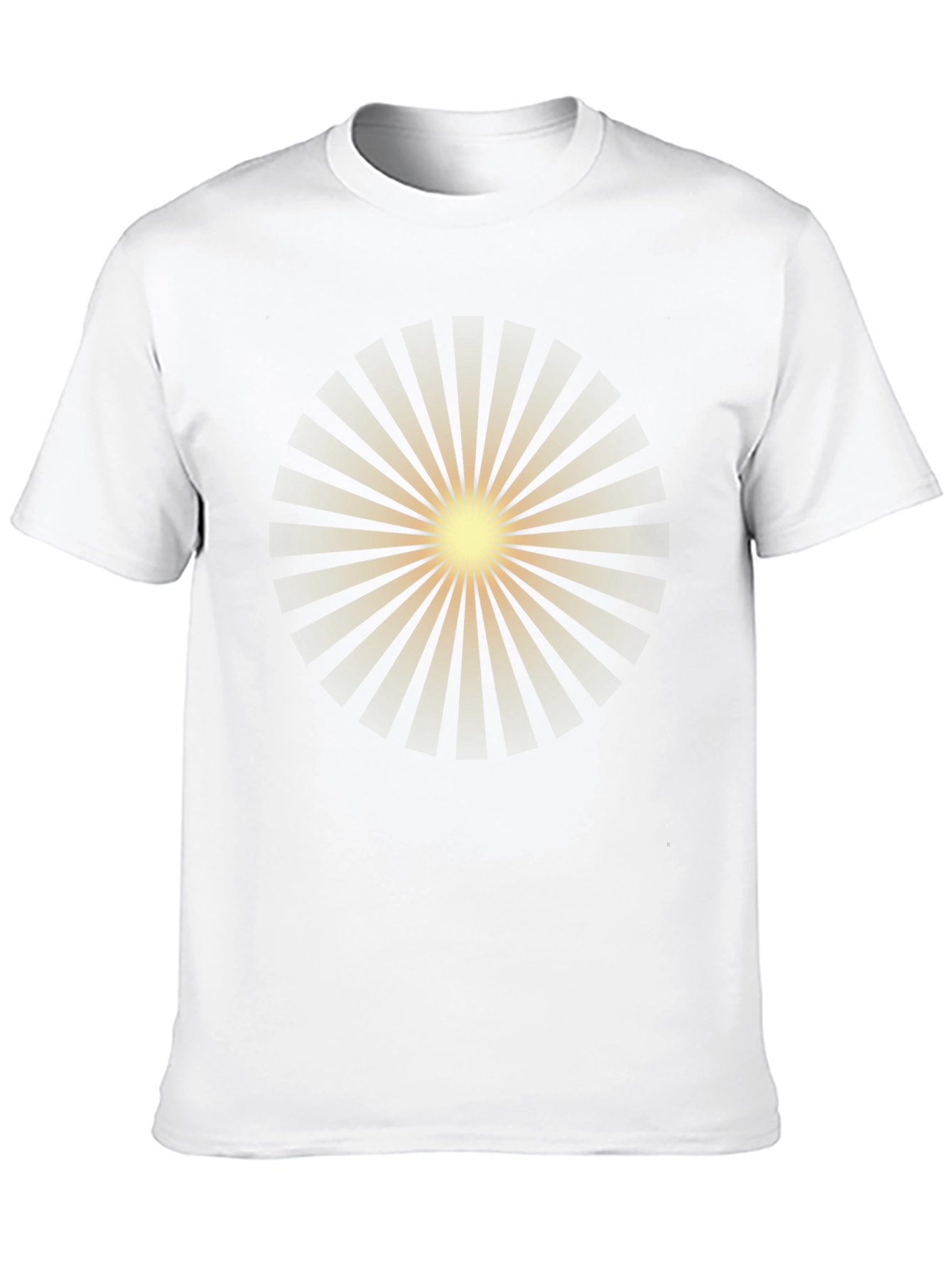 Radiant Burst Graphic Tee - Classic Black