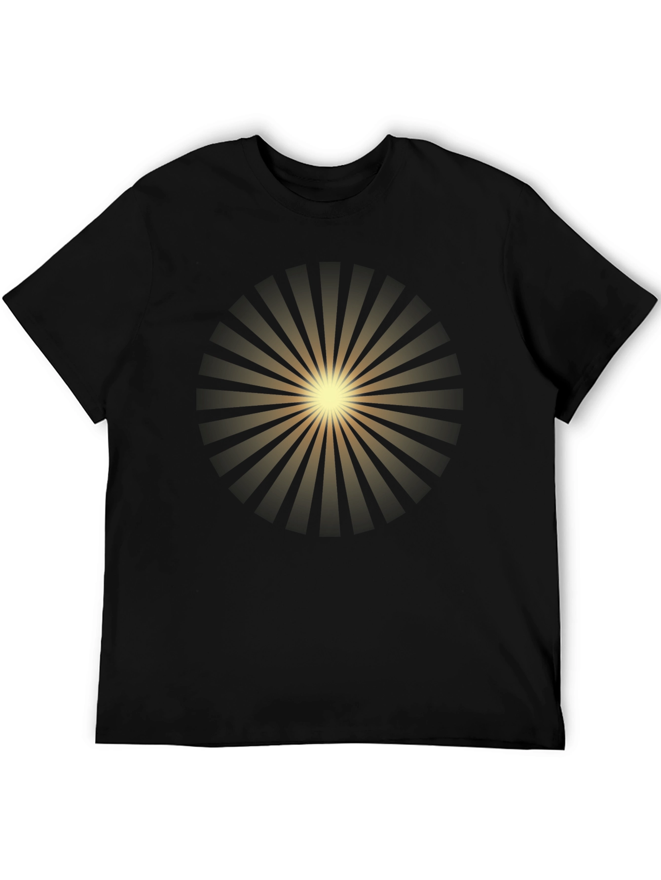 Radiant Burst Graphic Tee - Classic Black