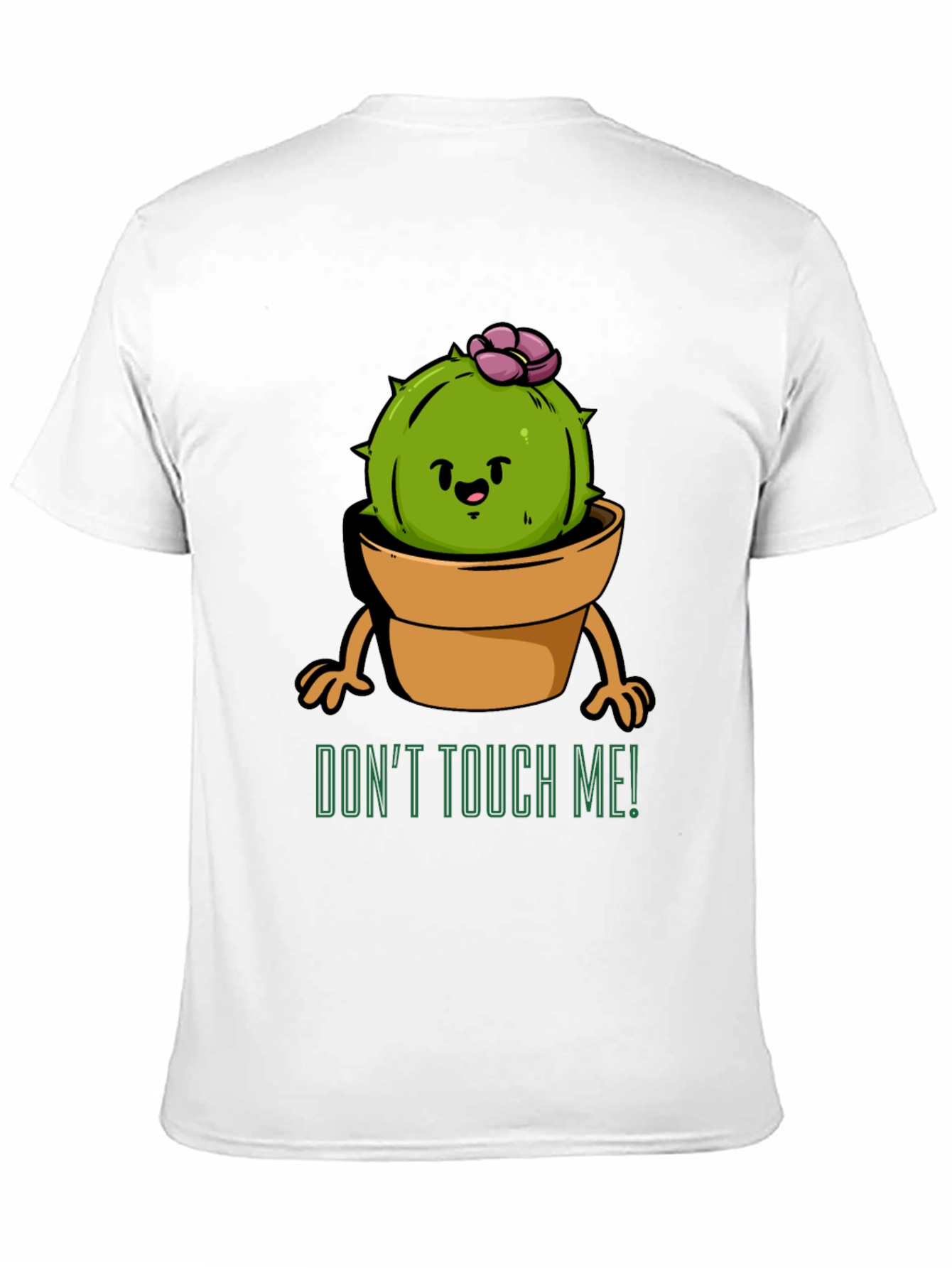Cute Cactus Graphic Tee - Dont Touch Me!