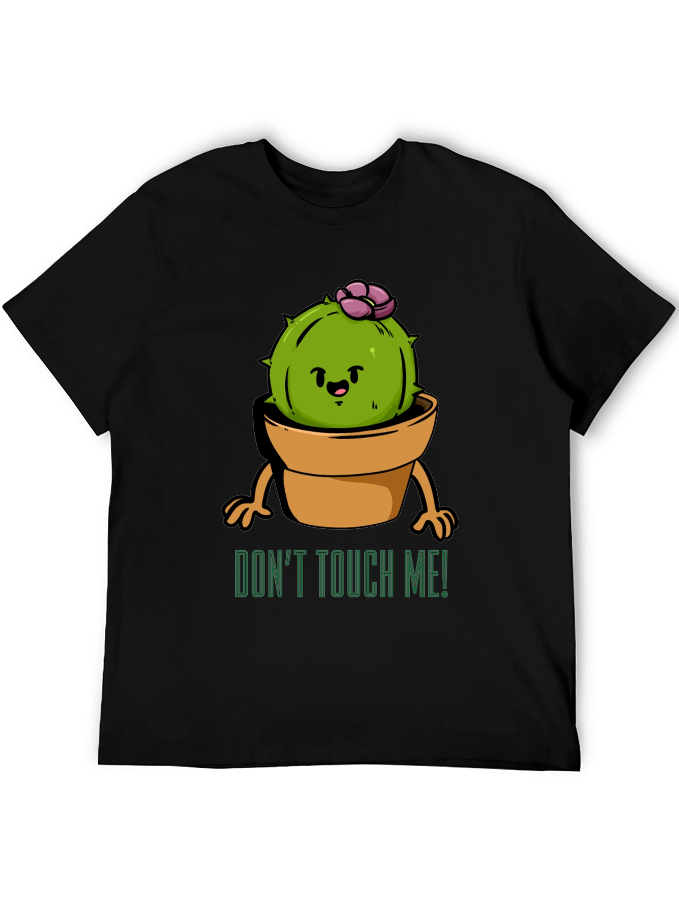 Cute Cactus Graphic Tee - Dont Touch Me!