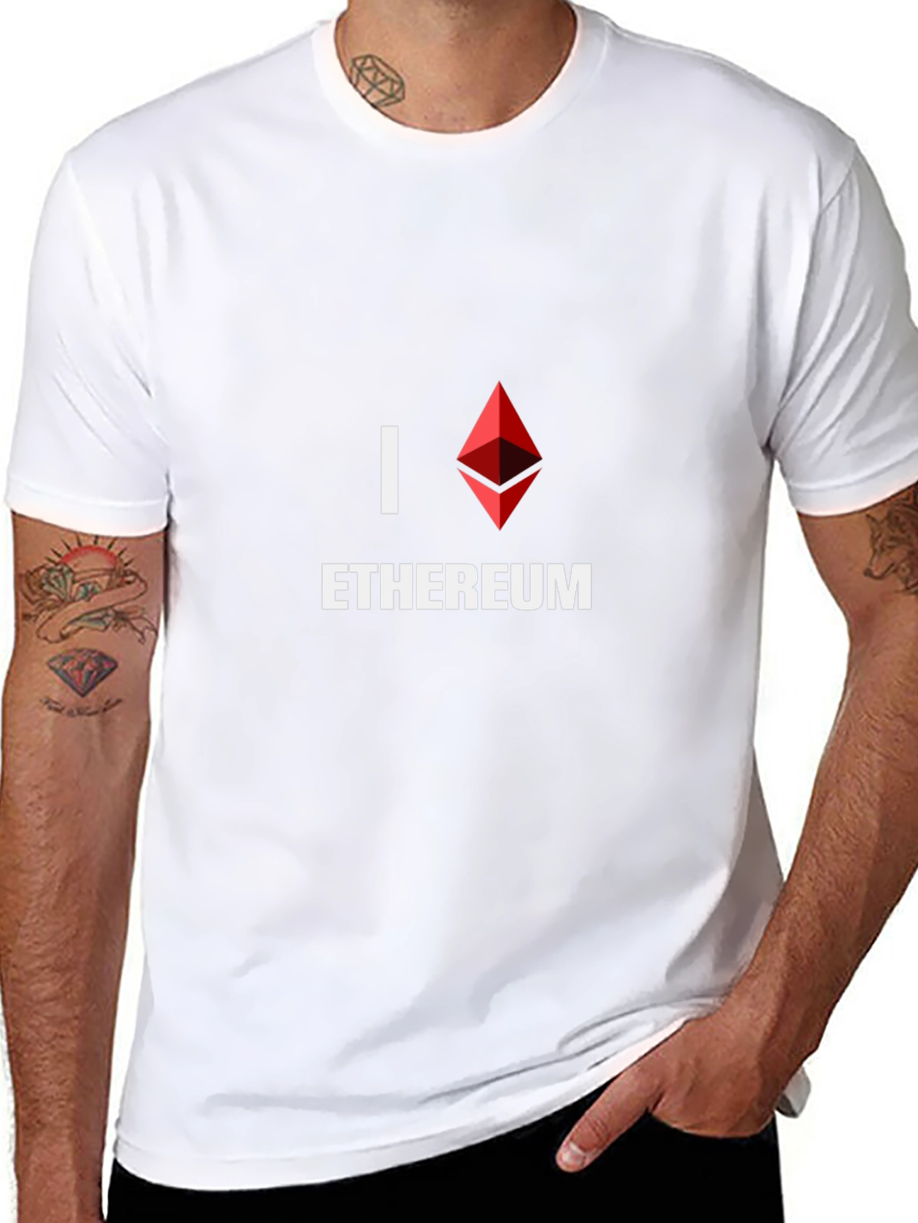 I <3 Ethereum T-Shirt - Crypto Fan Apparel