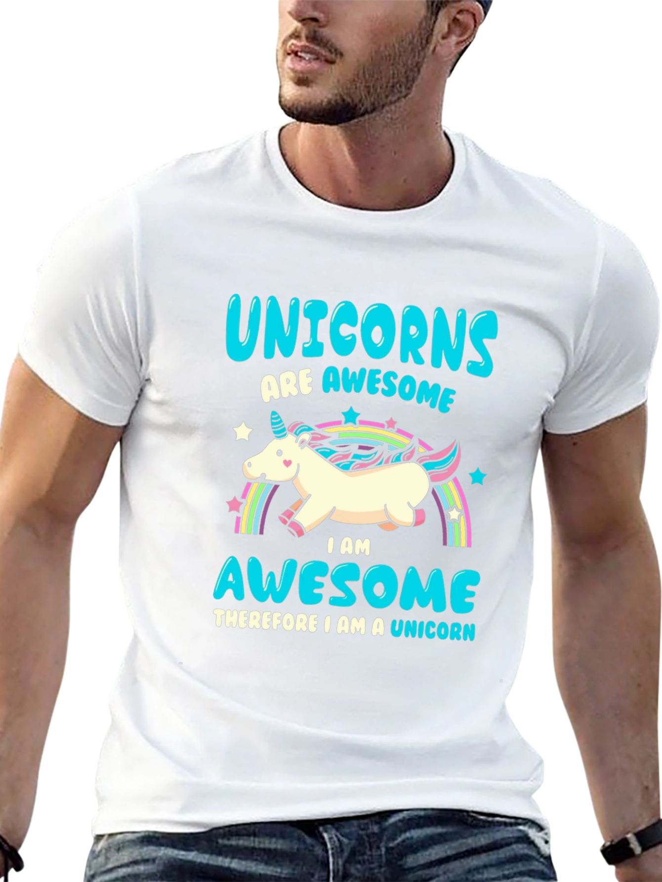 Unicorns Are Awesome Graphic Tee