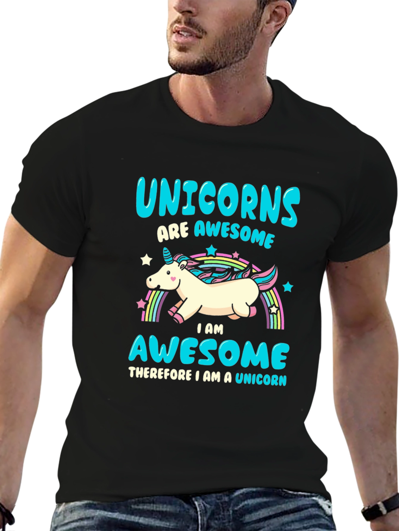 Unicorns Are Awesome Graphic Tee