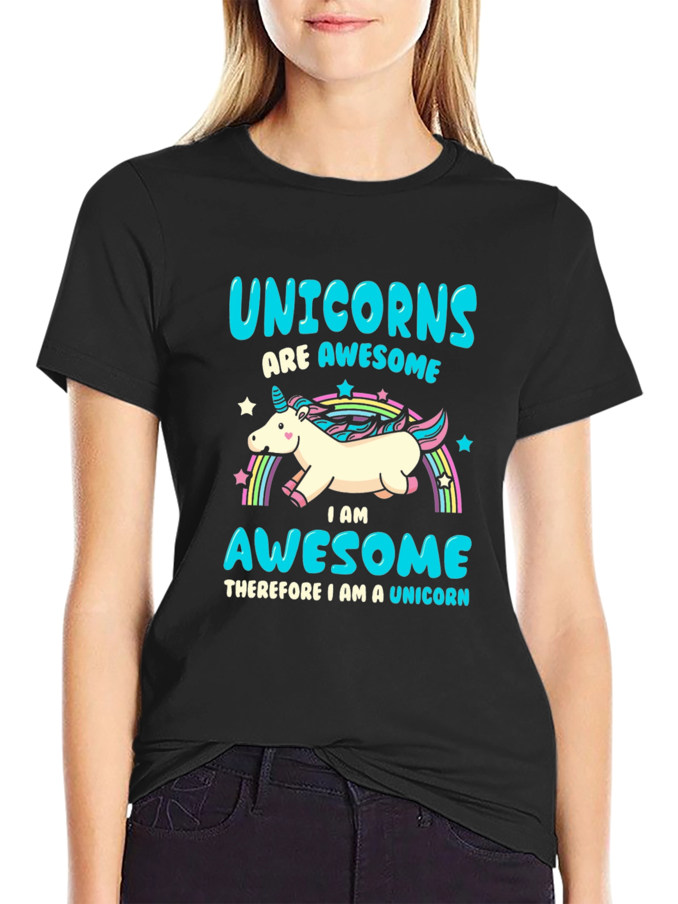 Unicorns Are Awesome Graphic Tee