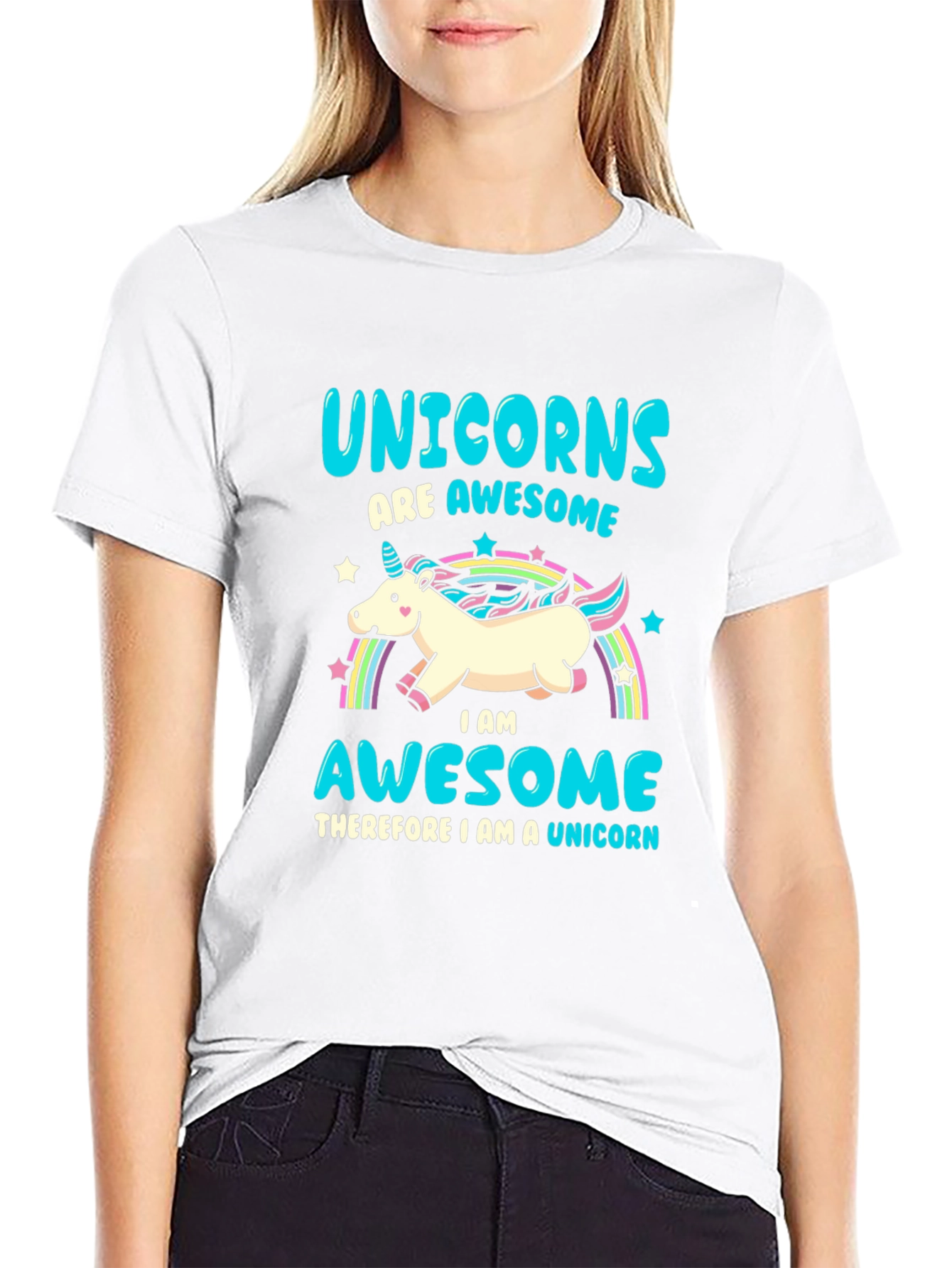 Unicorns Are Awesome Graphic Tee