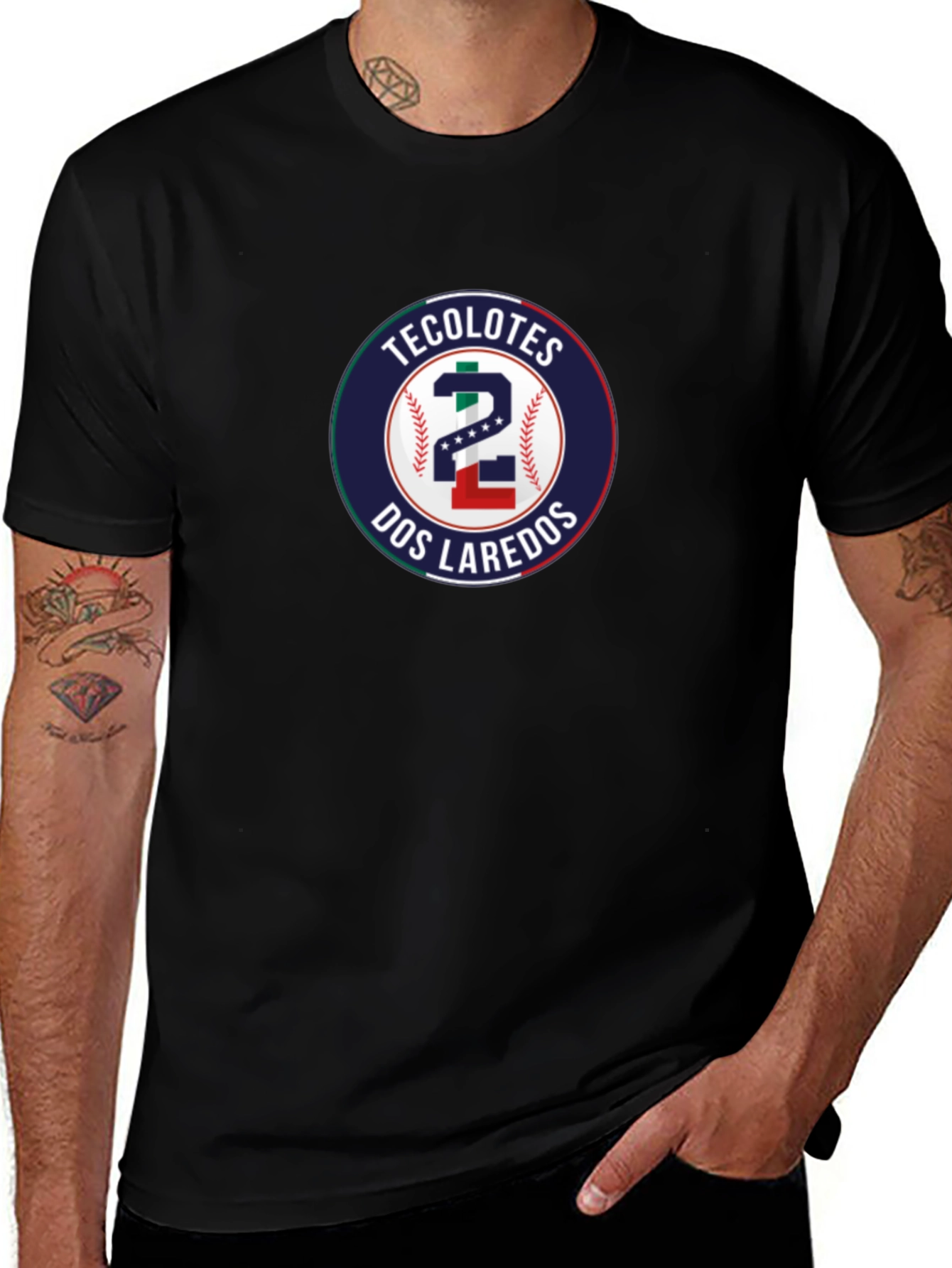 Tecolotes Dos Laredos Baseball T-Shirt