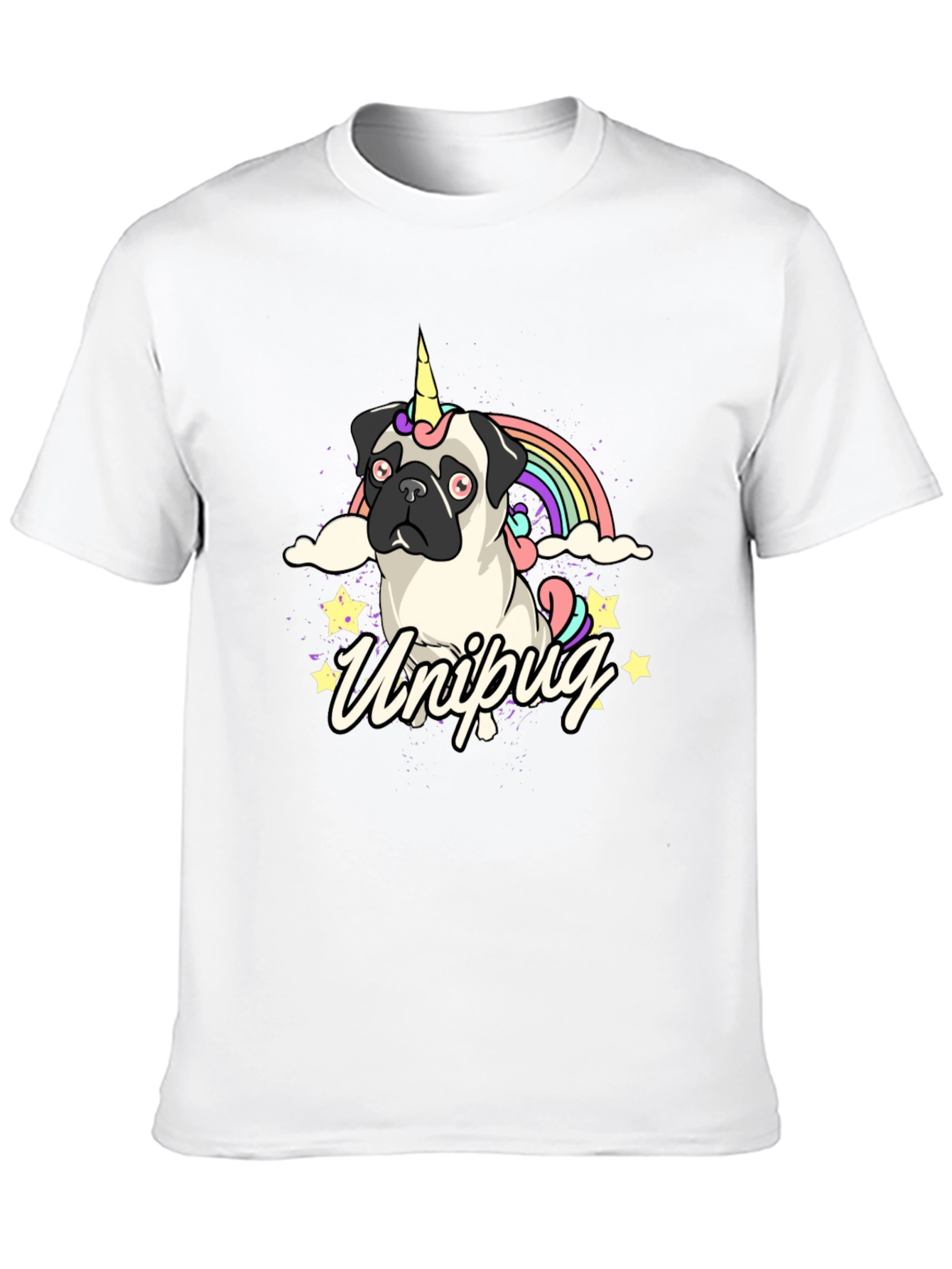 Unipug Graphic T-Shirt - Black Cotton Tee