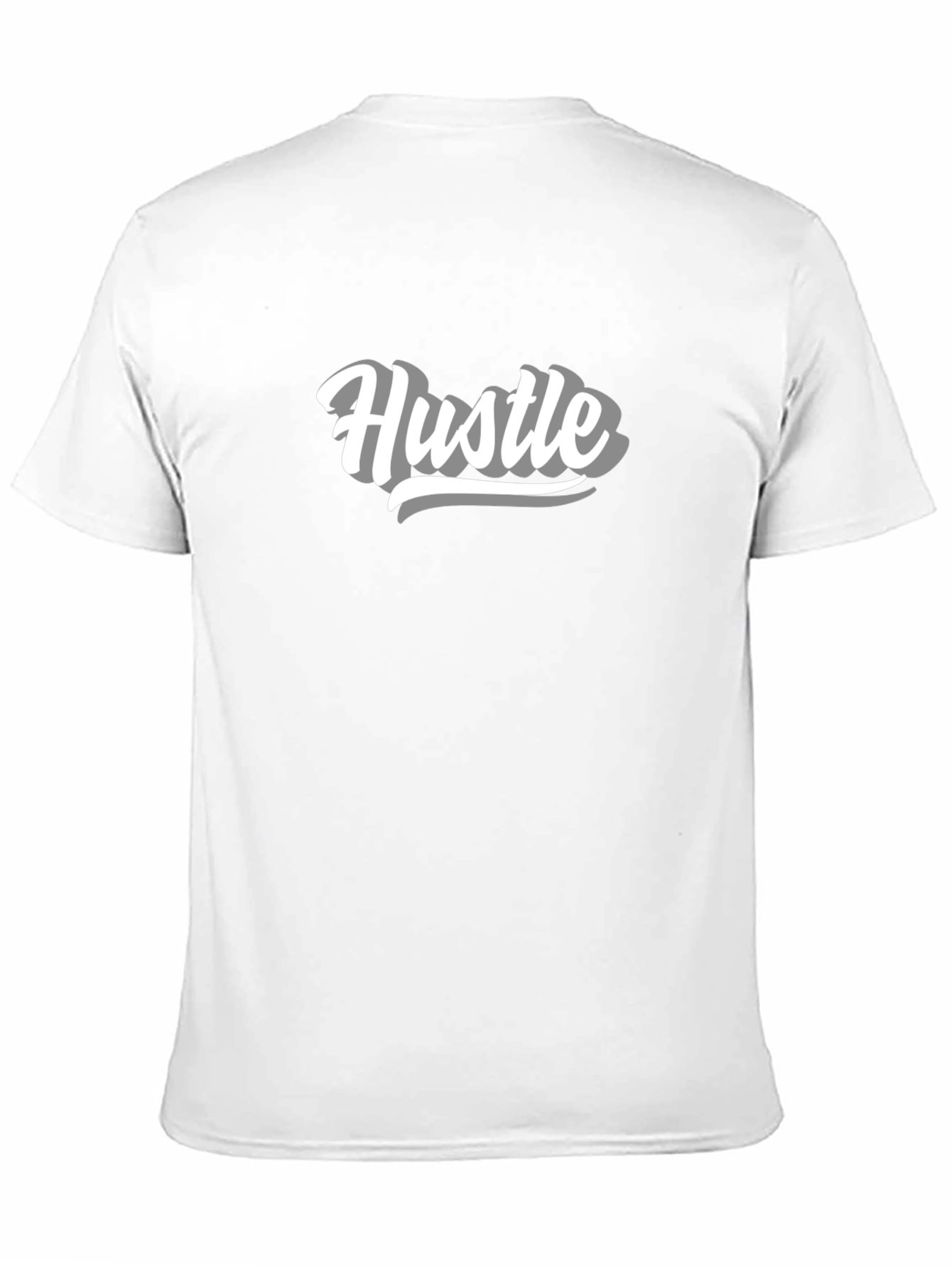 Mens Black Hustle Graphic Tee