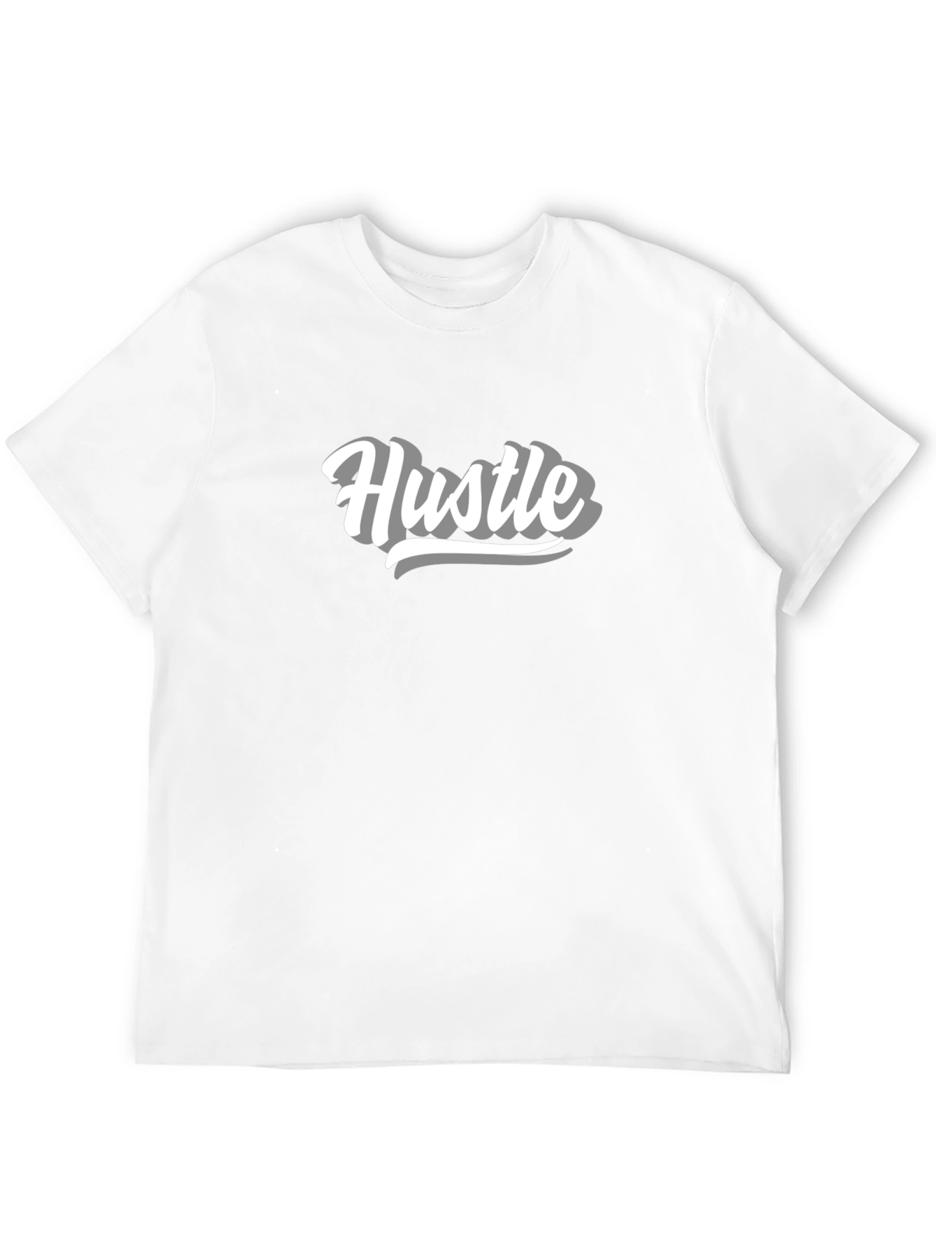 Mens Black Hustle Graphic Tee
