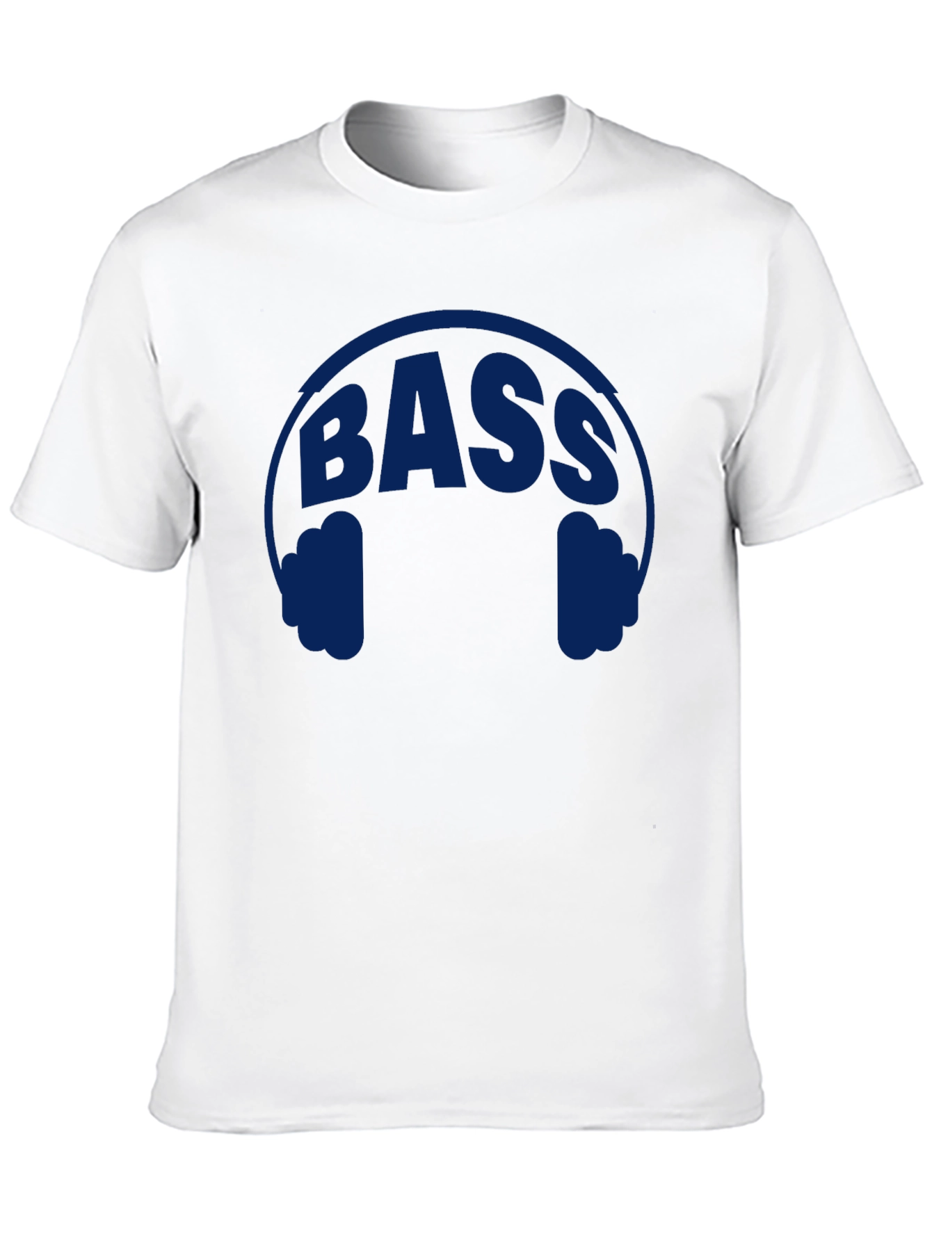 Bass Headphones Graphic T-Shirt - Black