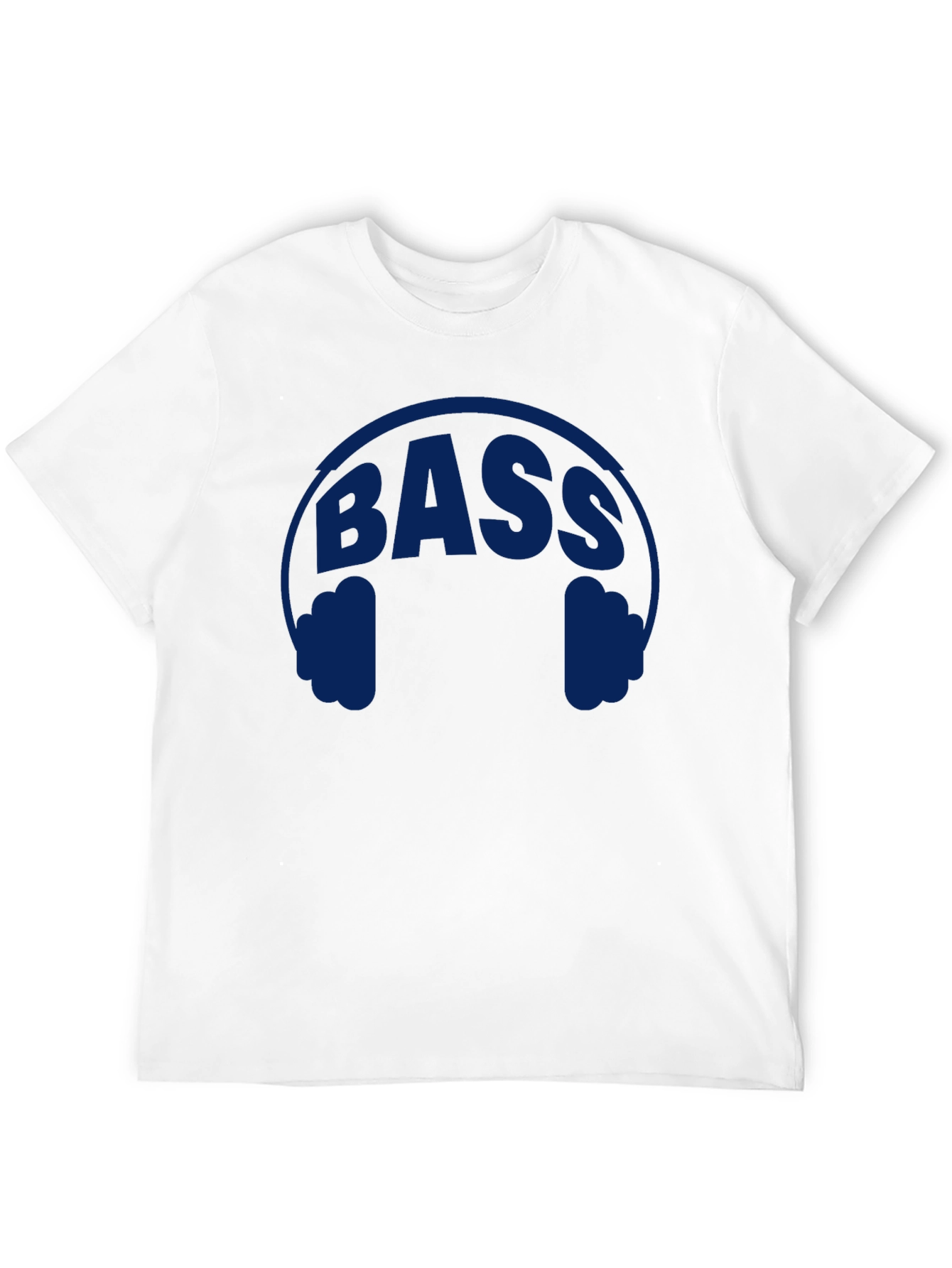 Bass Headphones Graphic T-Shirt - Black