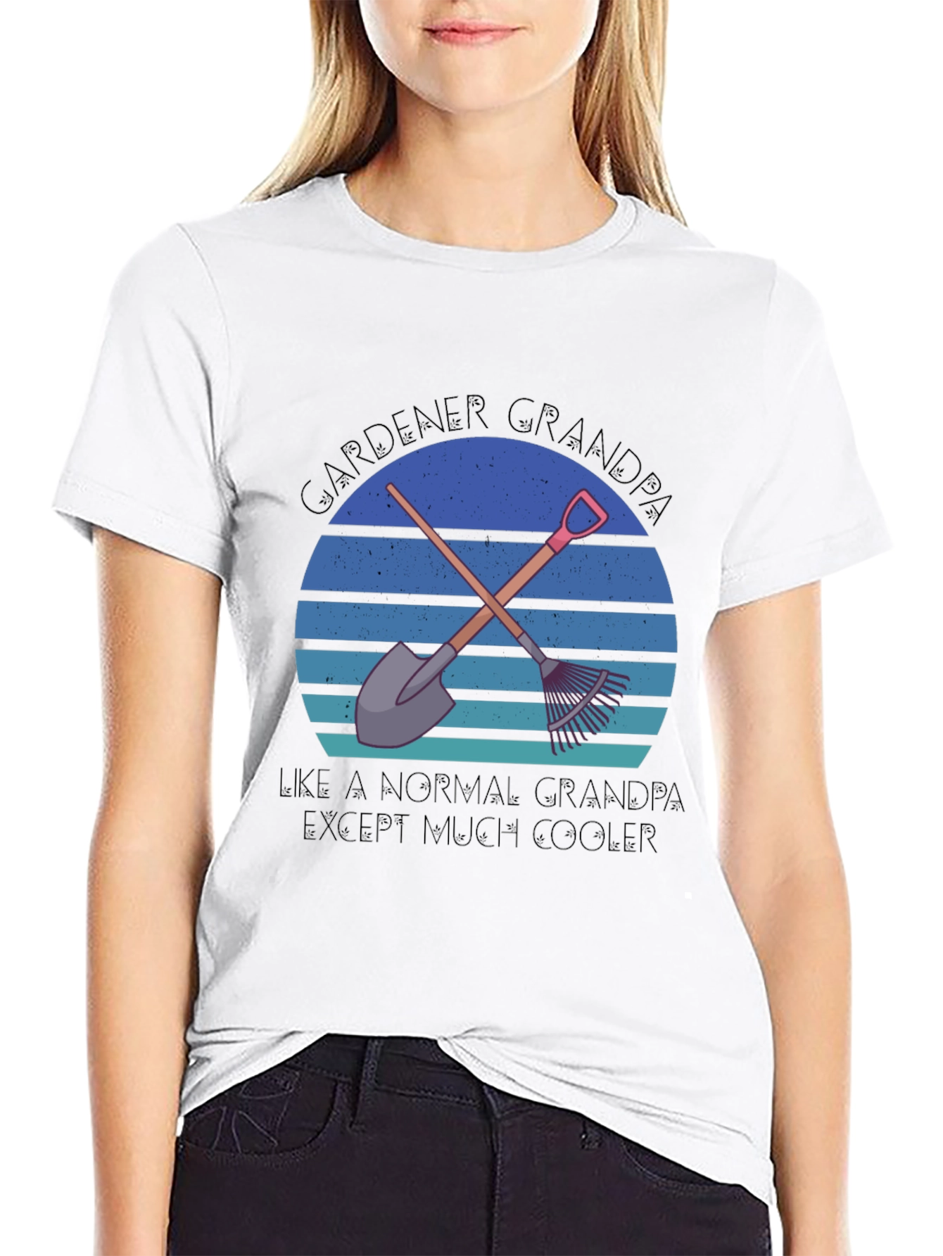 Gardener Grandpa T-Shirt - Cool Grandfather Tee