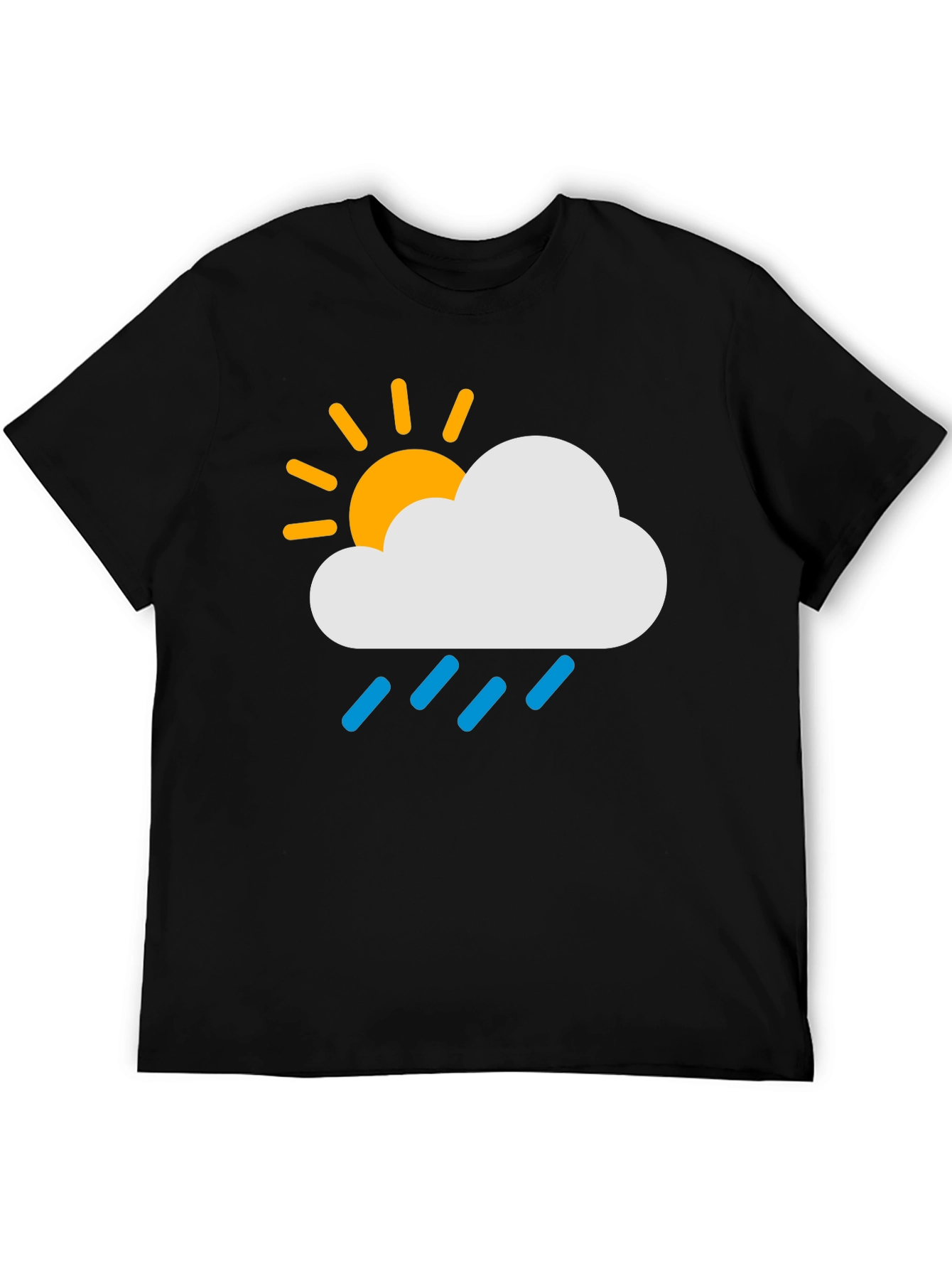 Rainy Day Graphic T-Shirt - Weather Design Tee