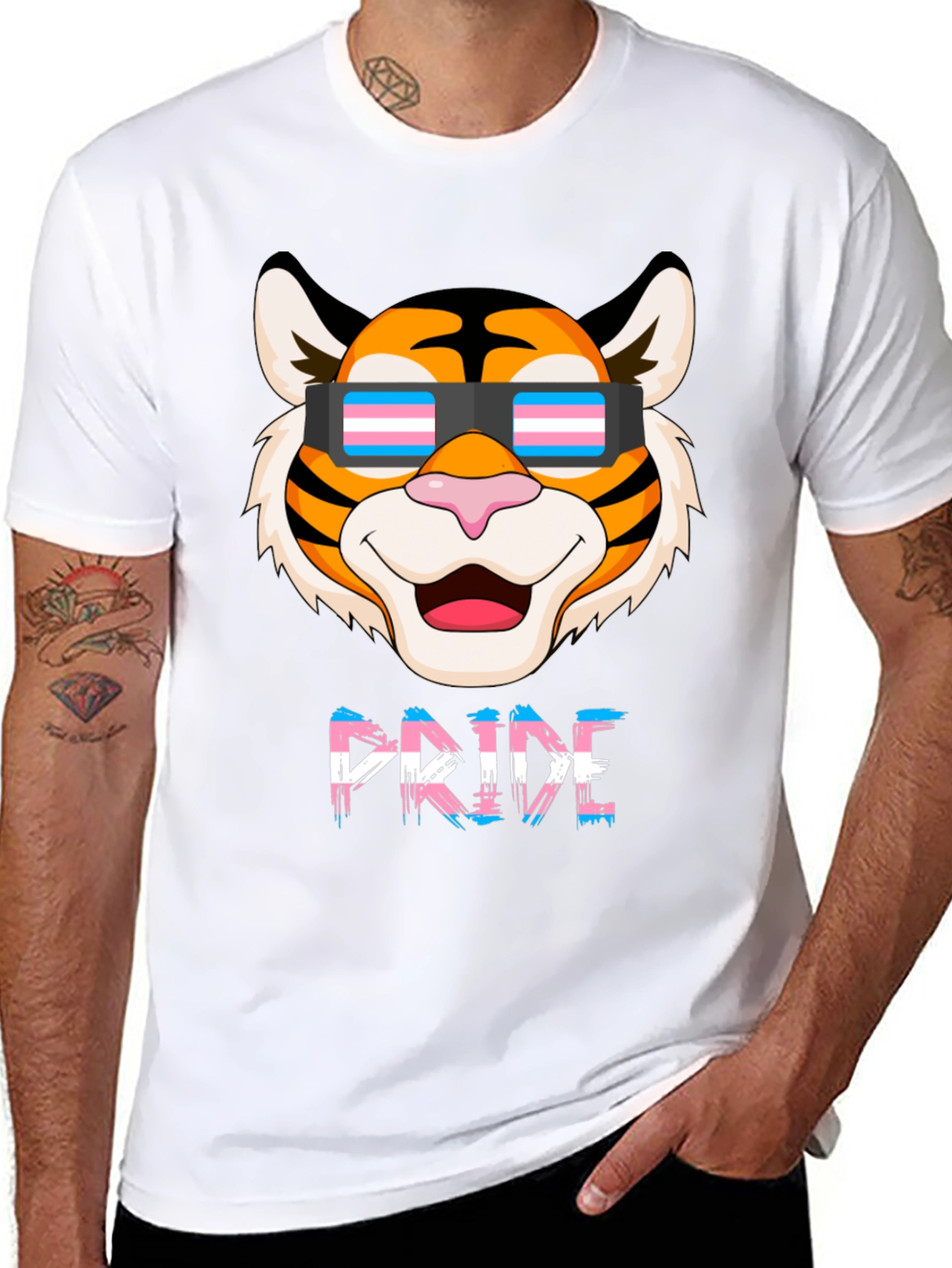 Transgender Pride Tiger T-Shirt
