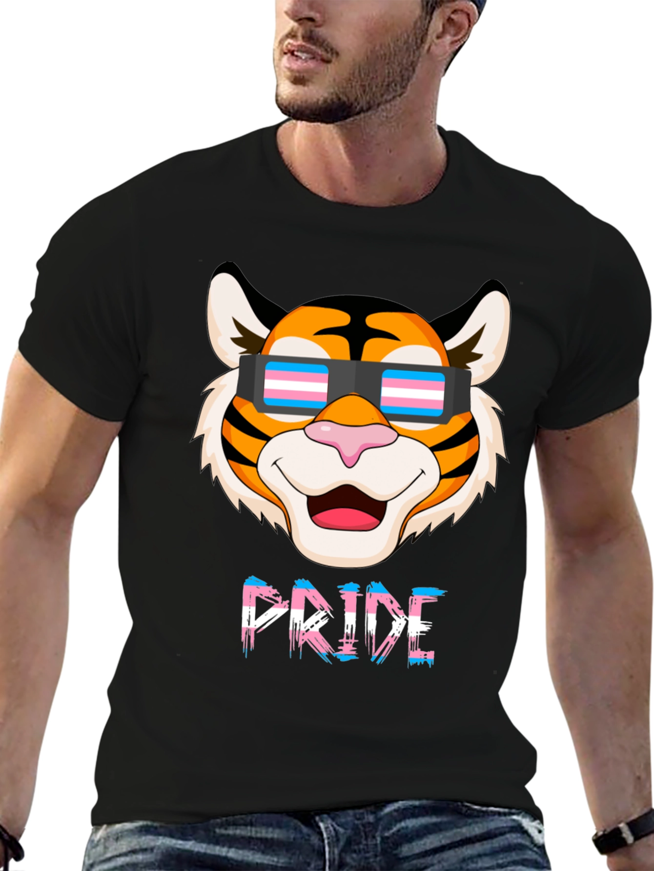 Transgender Pride Tiger T-Shirt