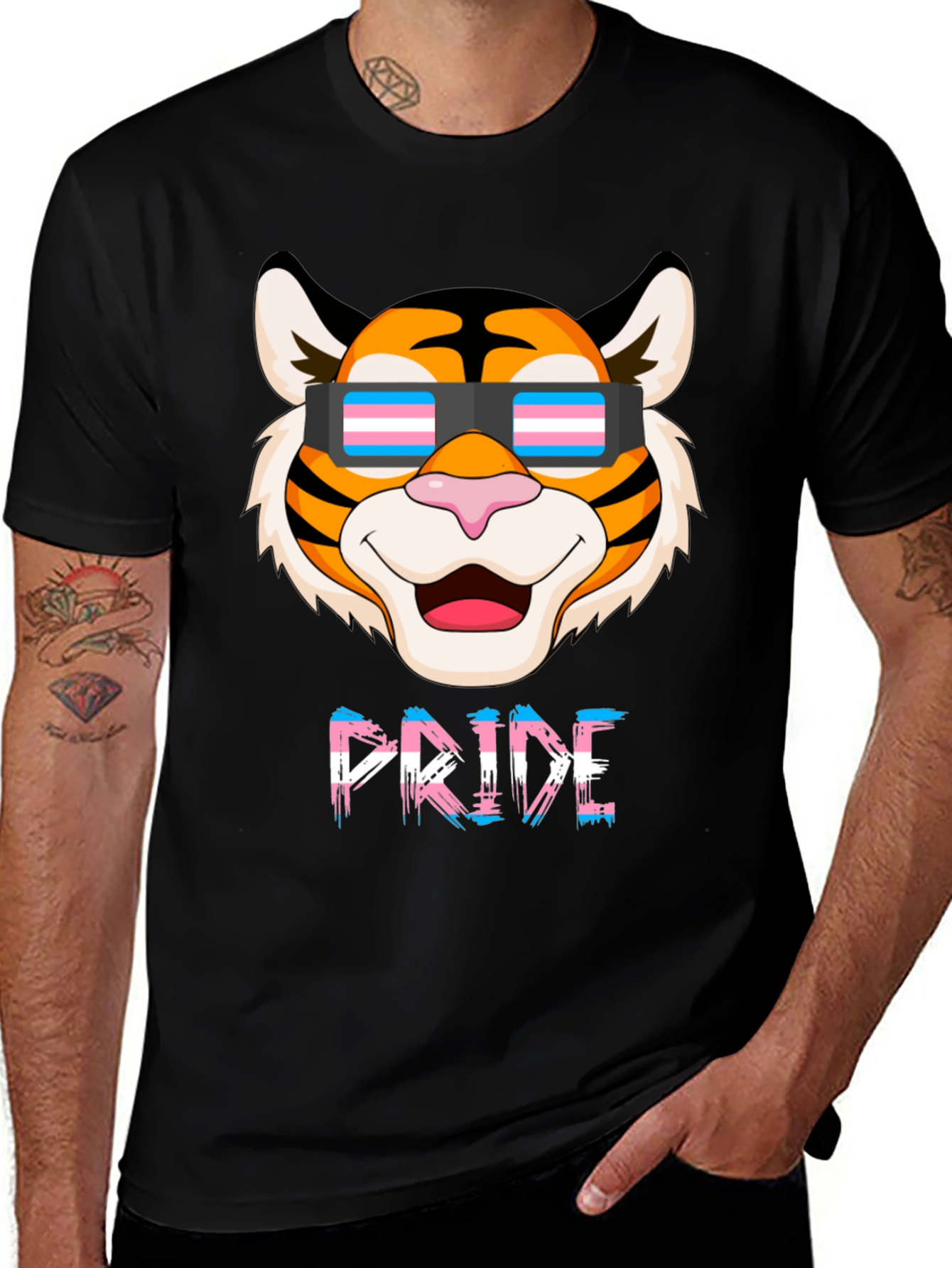 Transgender Pride Tiger T-Shirt
