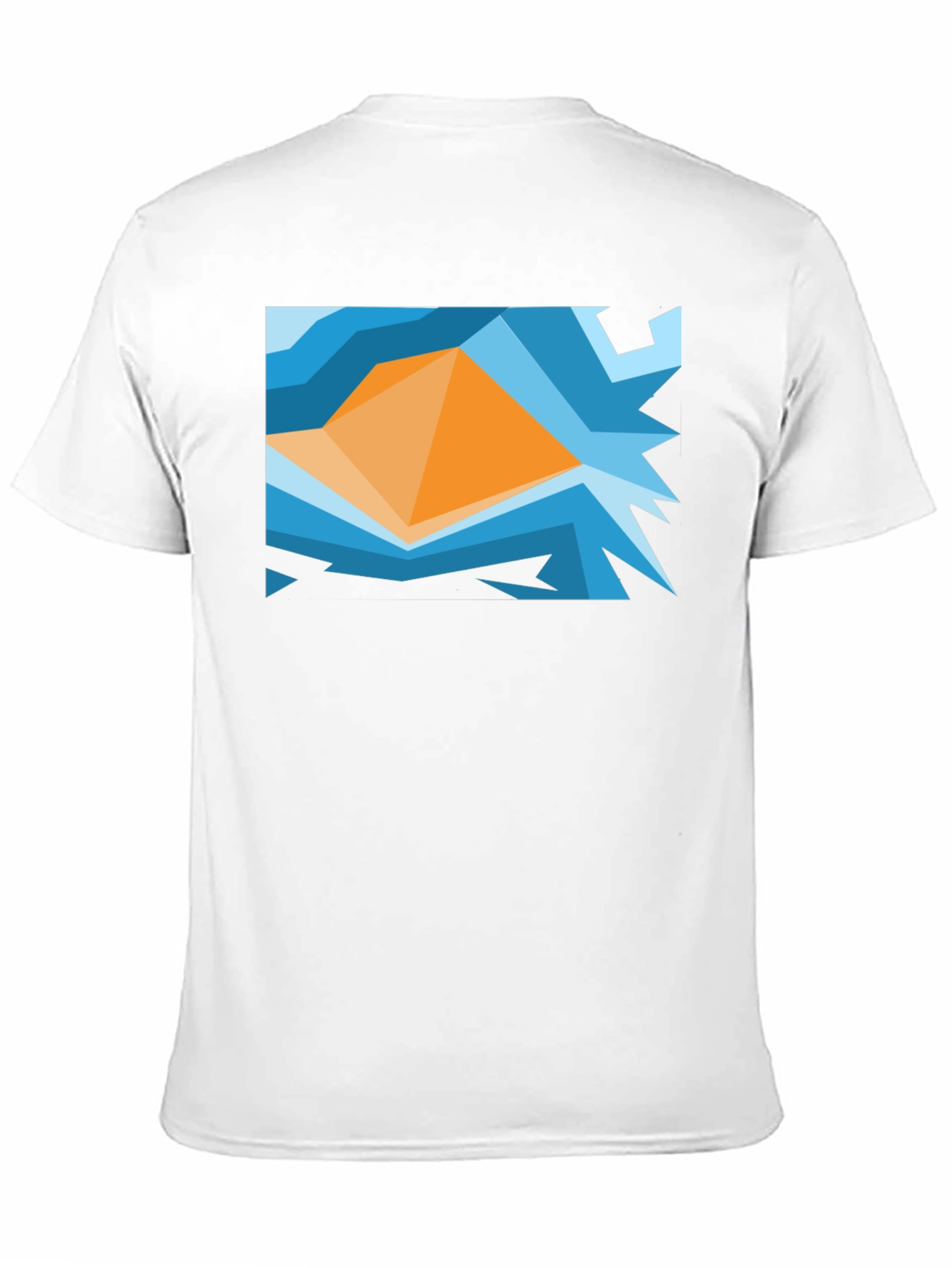 Abstract Geometric Graphic Tee - Modern Art Shirt
