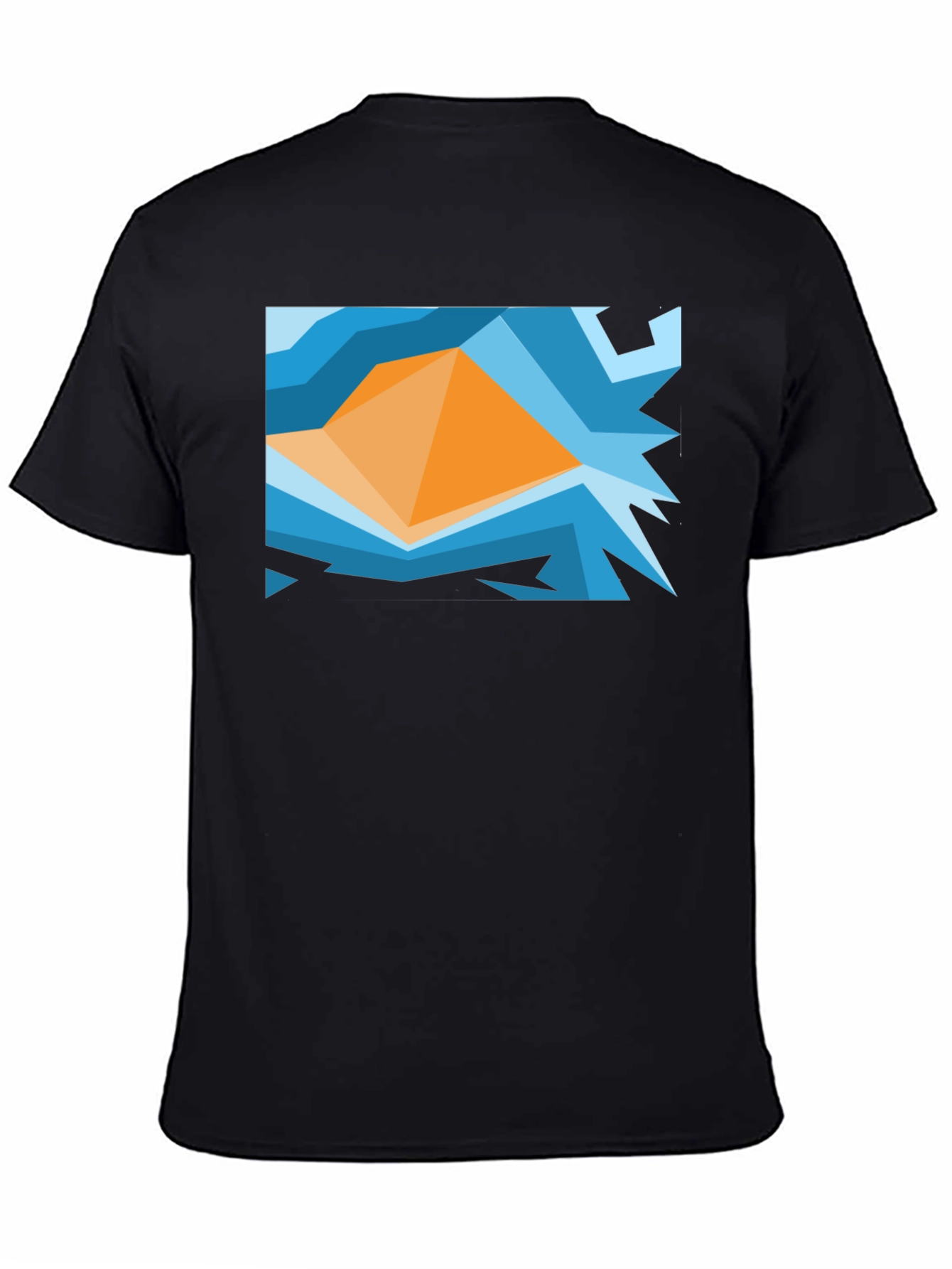 Abstract Geometric Graphic Tee - Modern Art Shirt