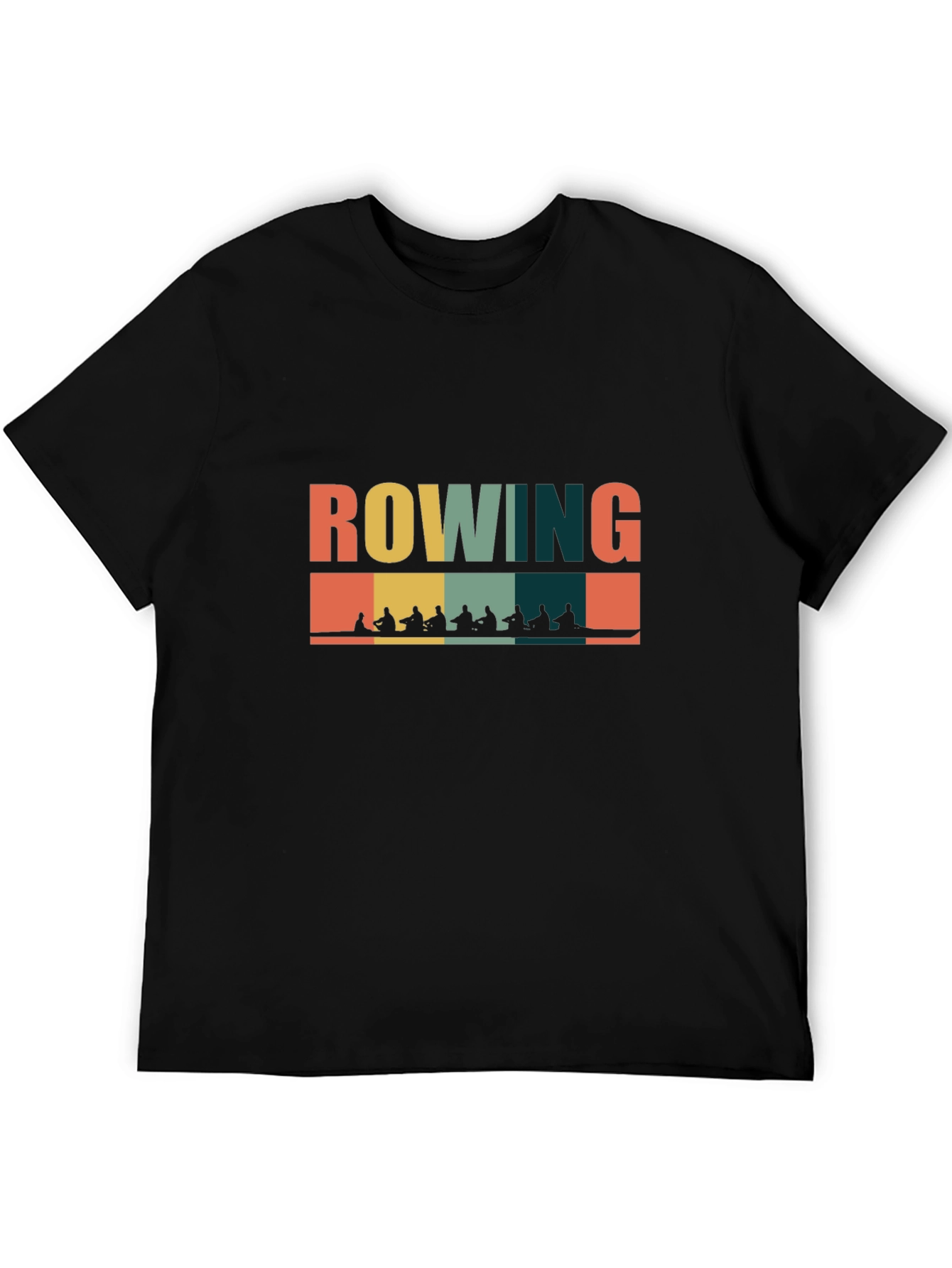 Rowing Team Retro Graphic T-Shirt