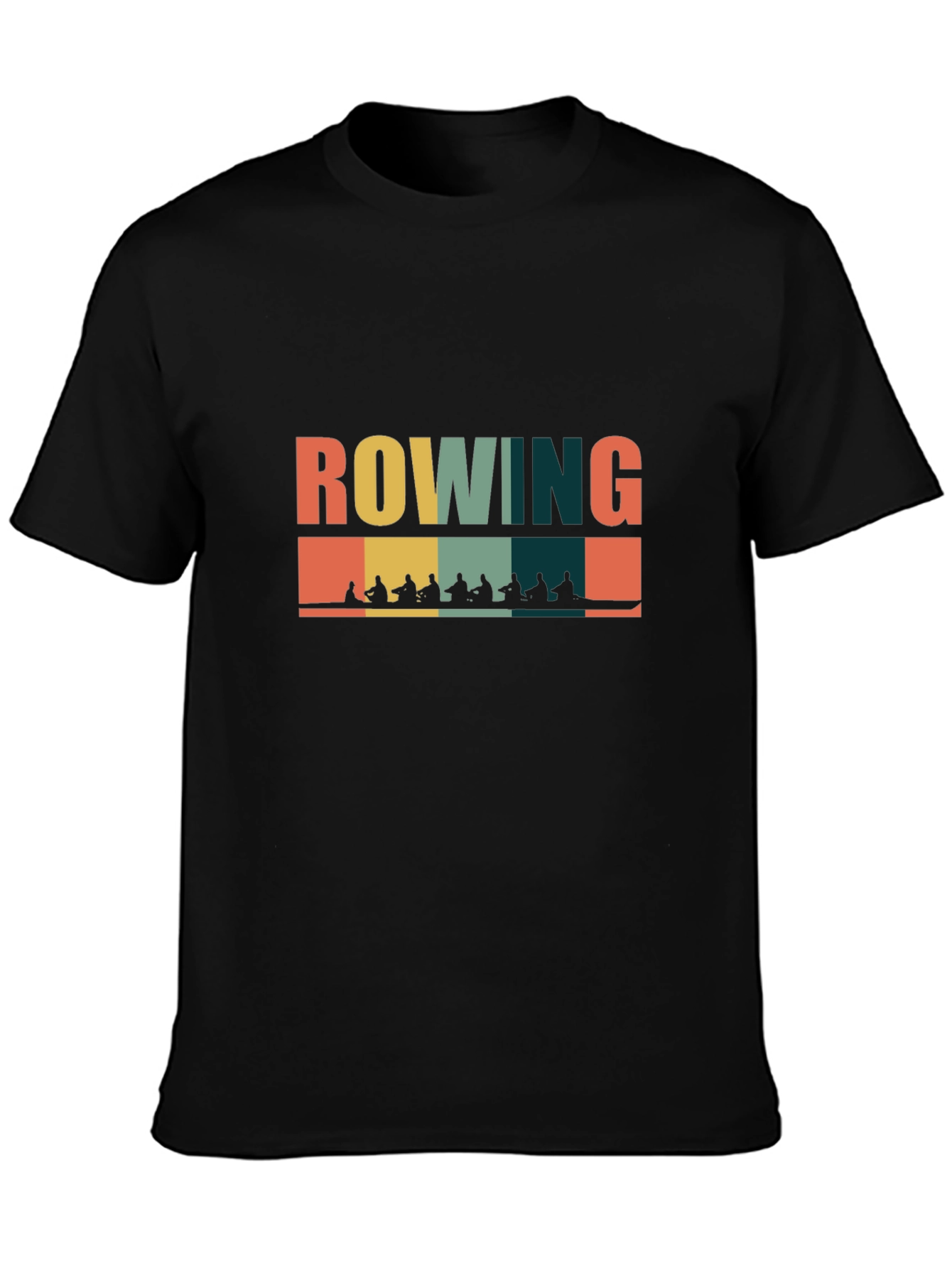 Rowing Team Retro Graphic T-Shirt