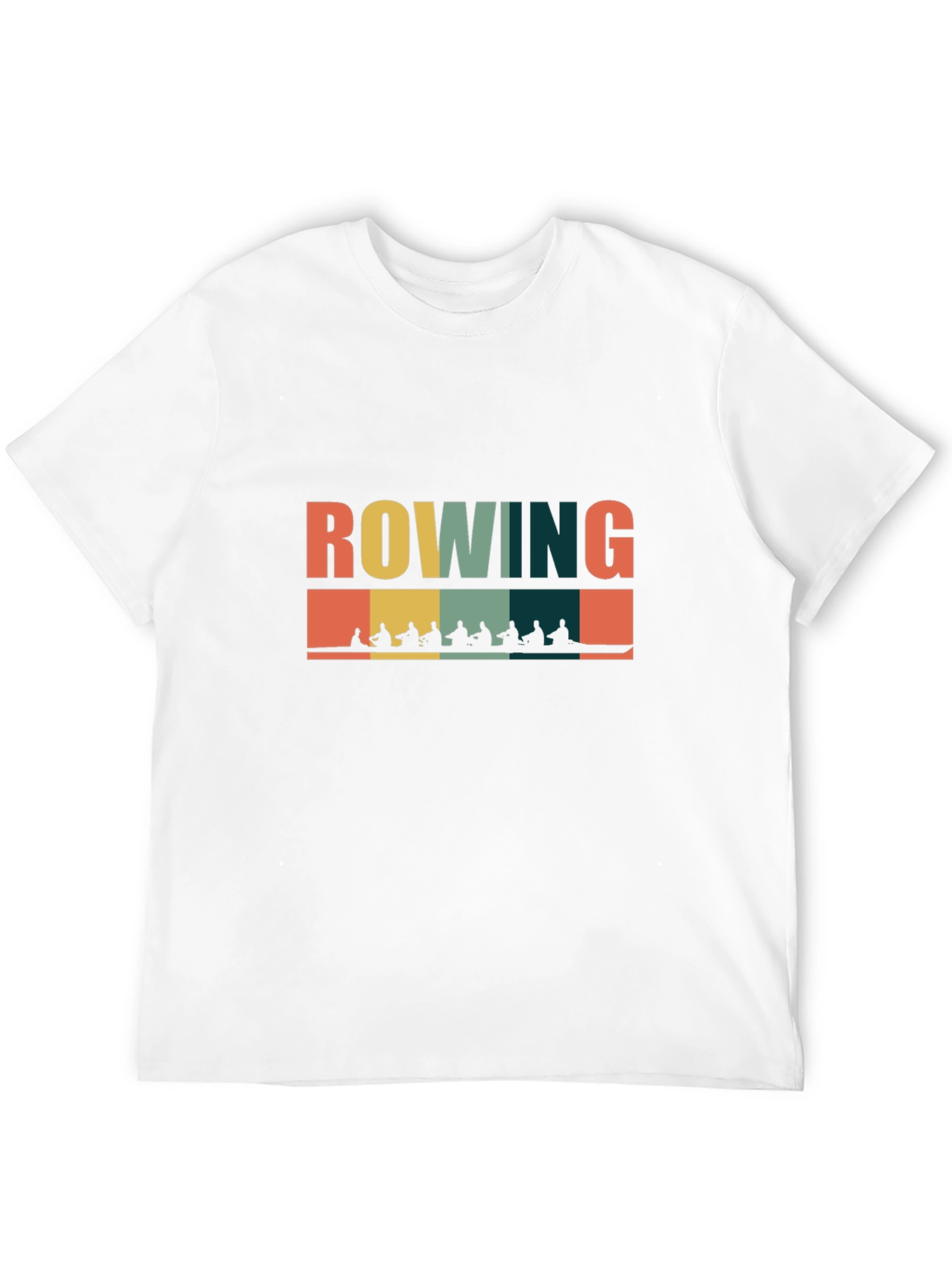 Rowing Team Retro Graphic T-Shirt