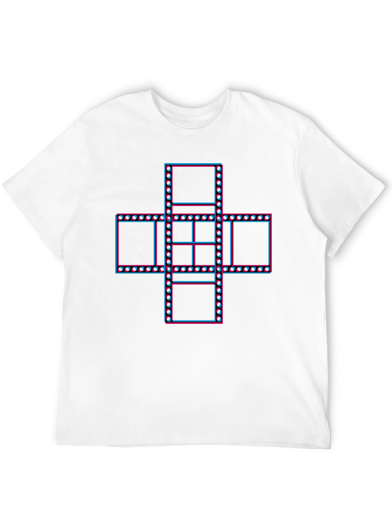 Optical Illusion Cube T-Shirt - Unique Graphic Tee