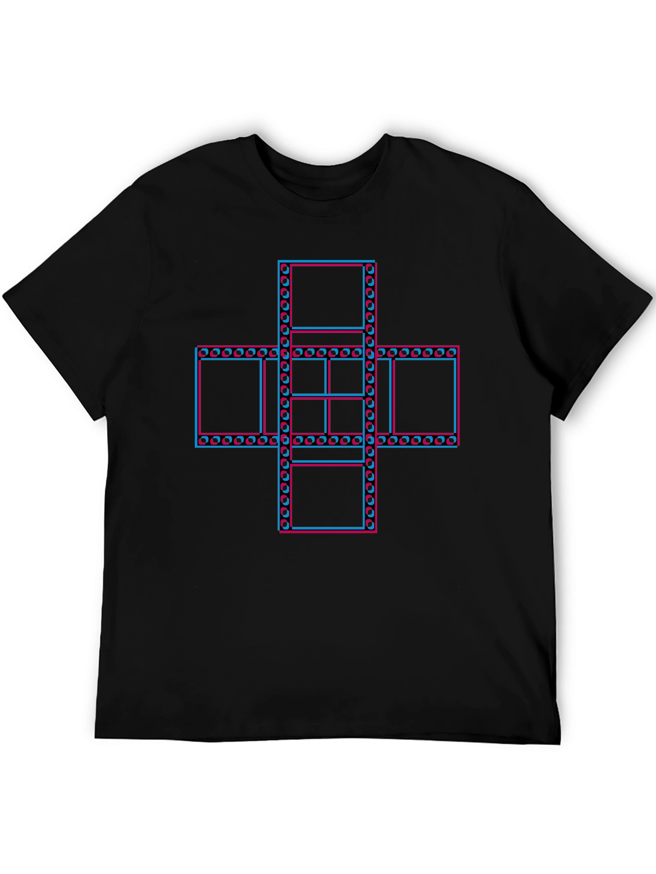 Optical Illusion Cube T-Shirt - Unique Graphic Tee
