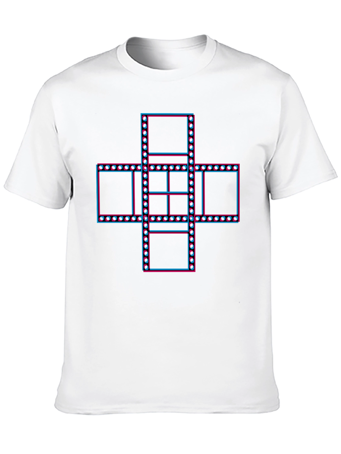 Optical Illusion Cube T-Shirt - Unique Graphic Tee