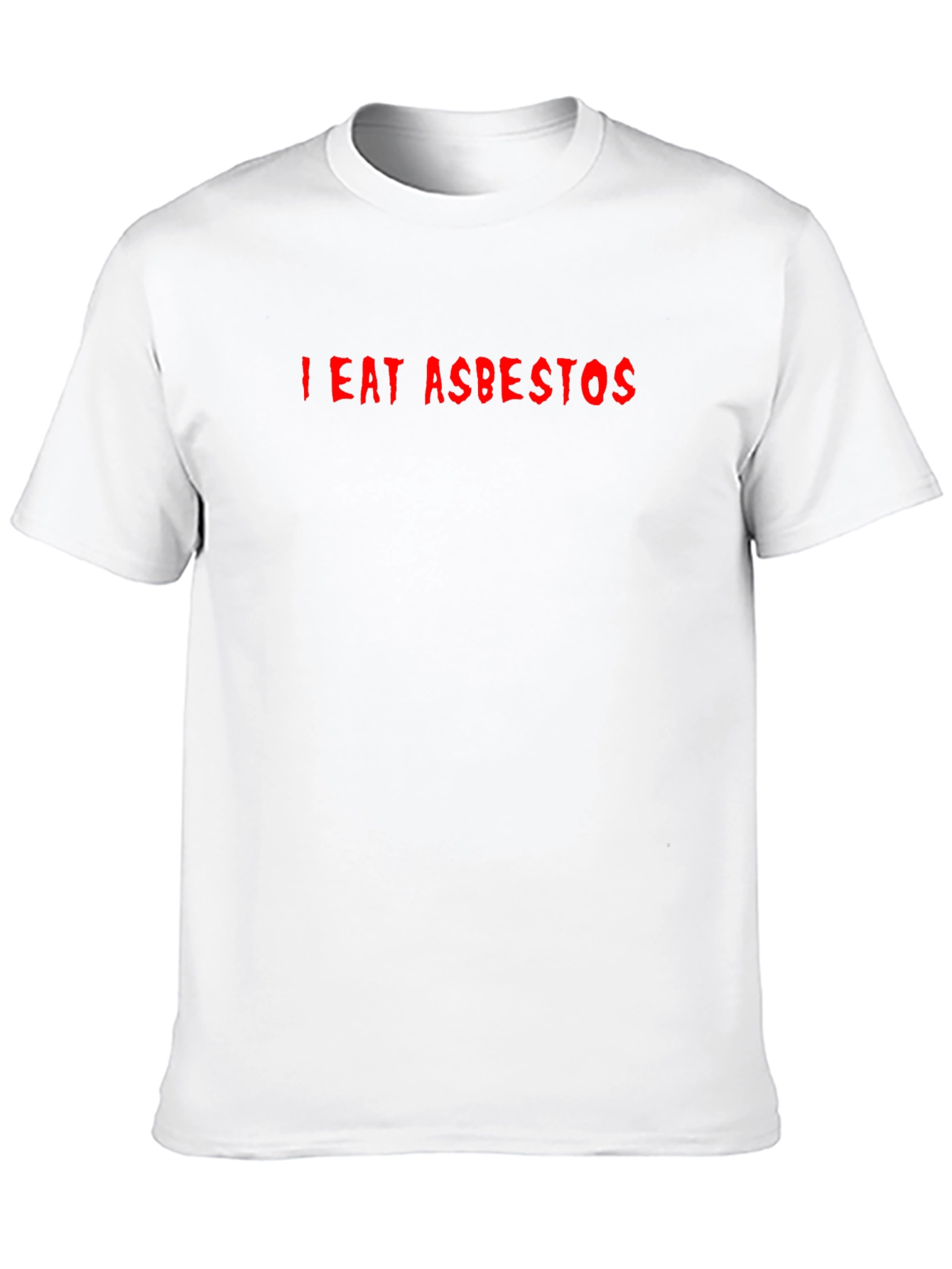 I Eat Asbestos Graphic Tee - Black Cotton T-Shirt