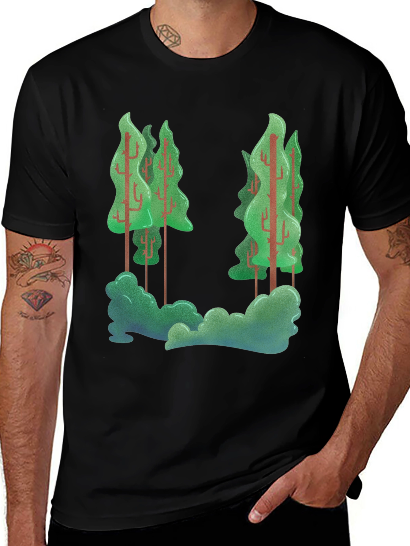 Nature Inspired Graphic Tee