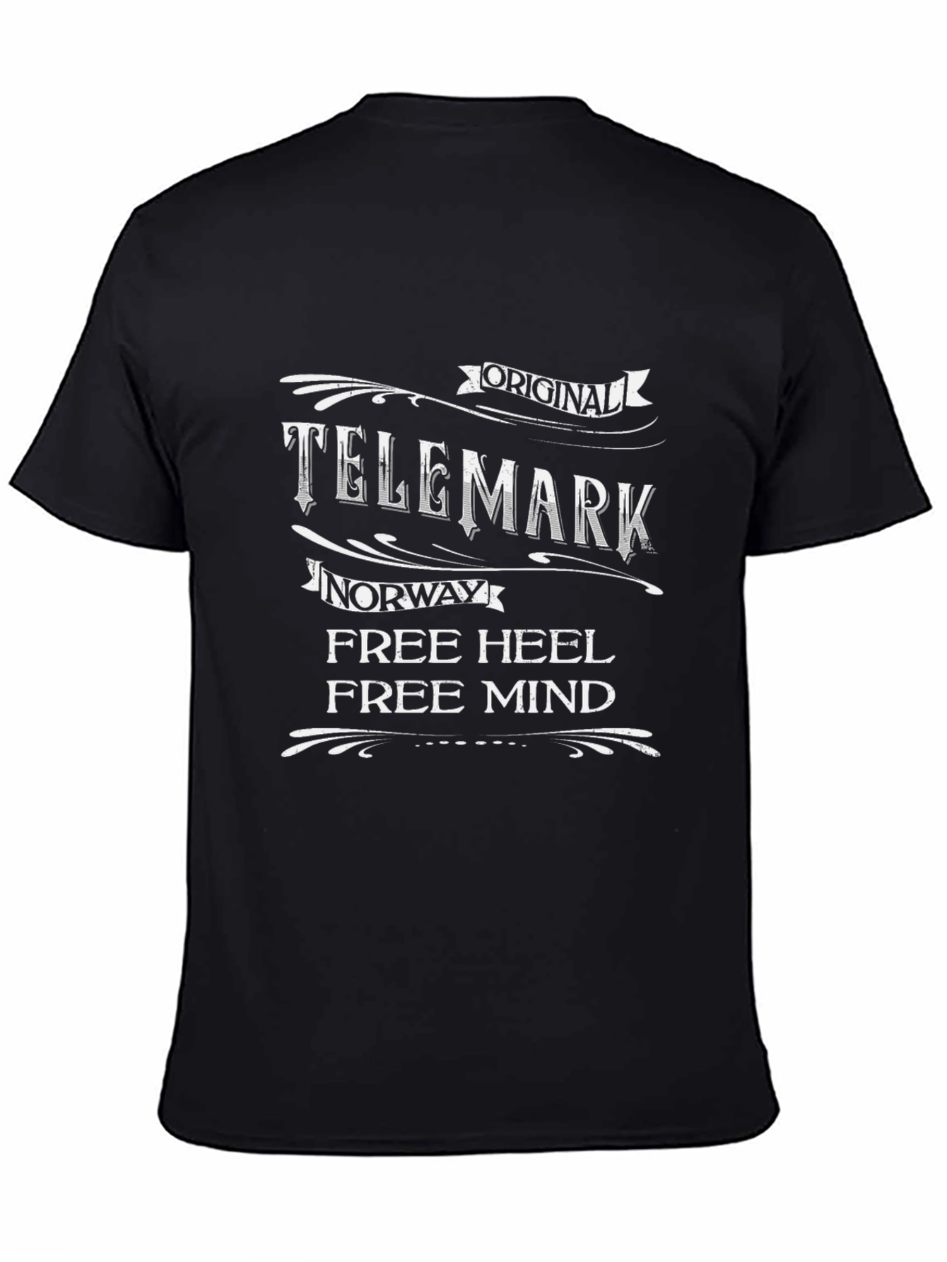 Telemark Norway Free Heel Mind Black T-Shirt