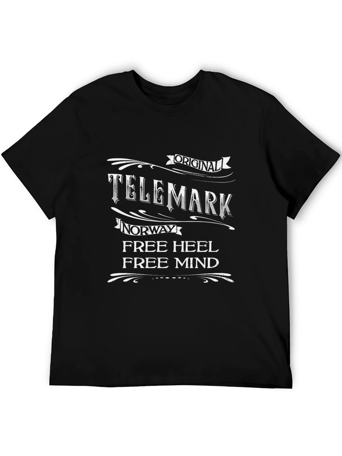 Telemark Norway Free Heel Mind Black T-Shirt