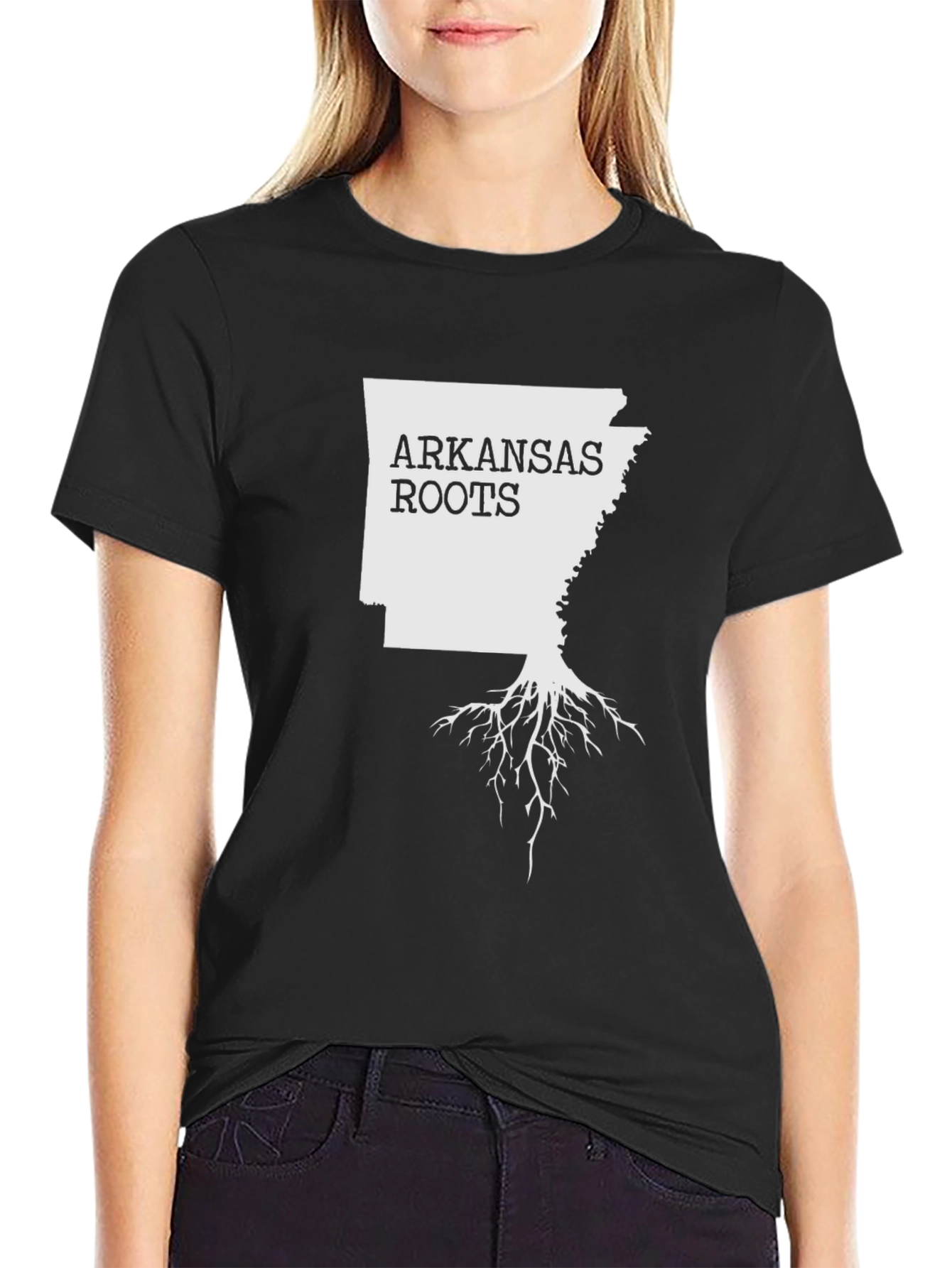 Arkansas Roots Graphic Tee - Black