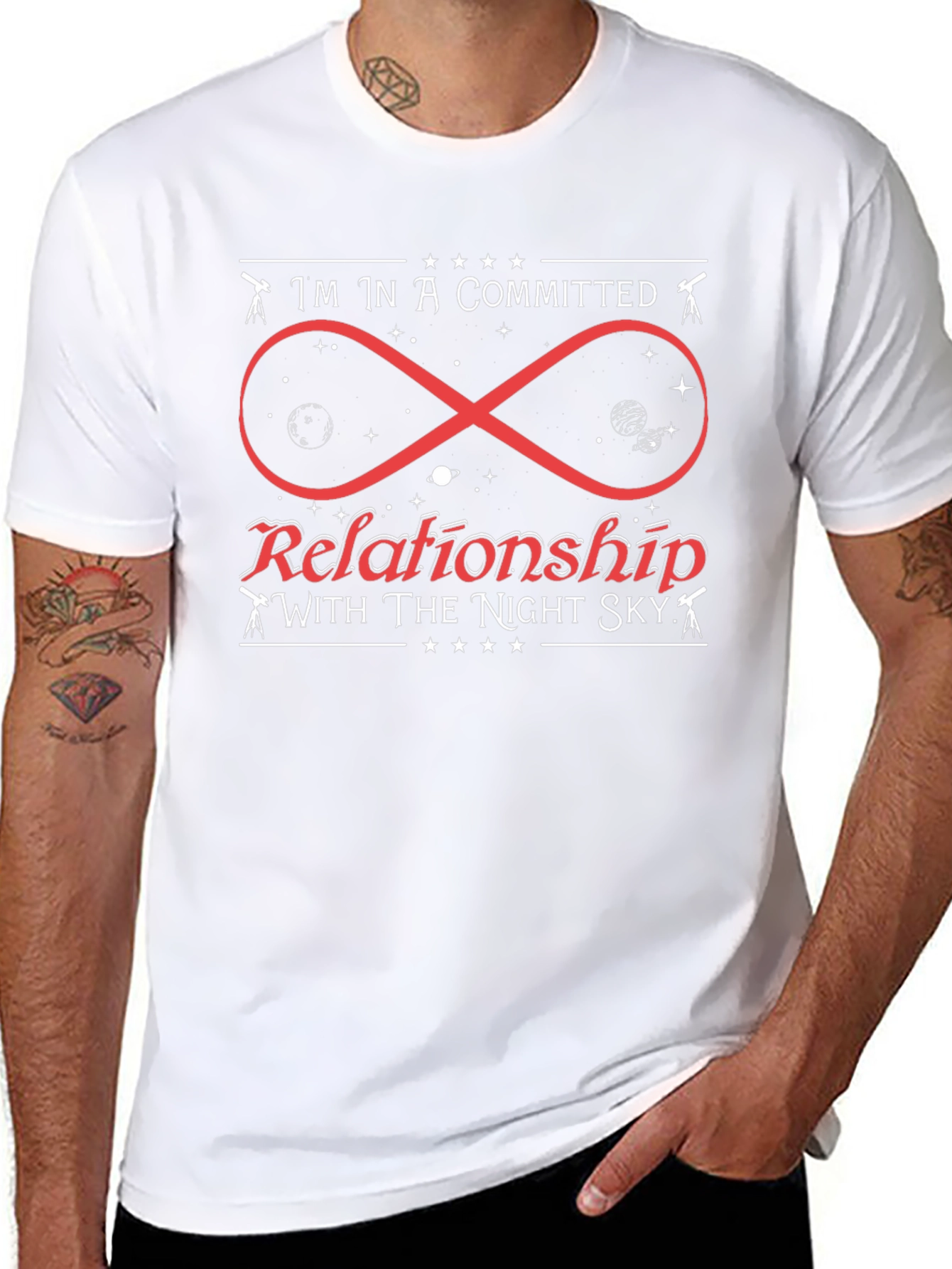 Committed Relationship Night Sky T-Shirt