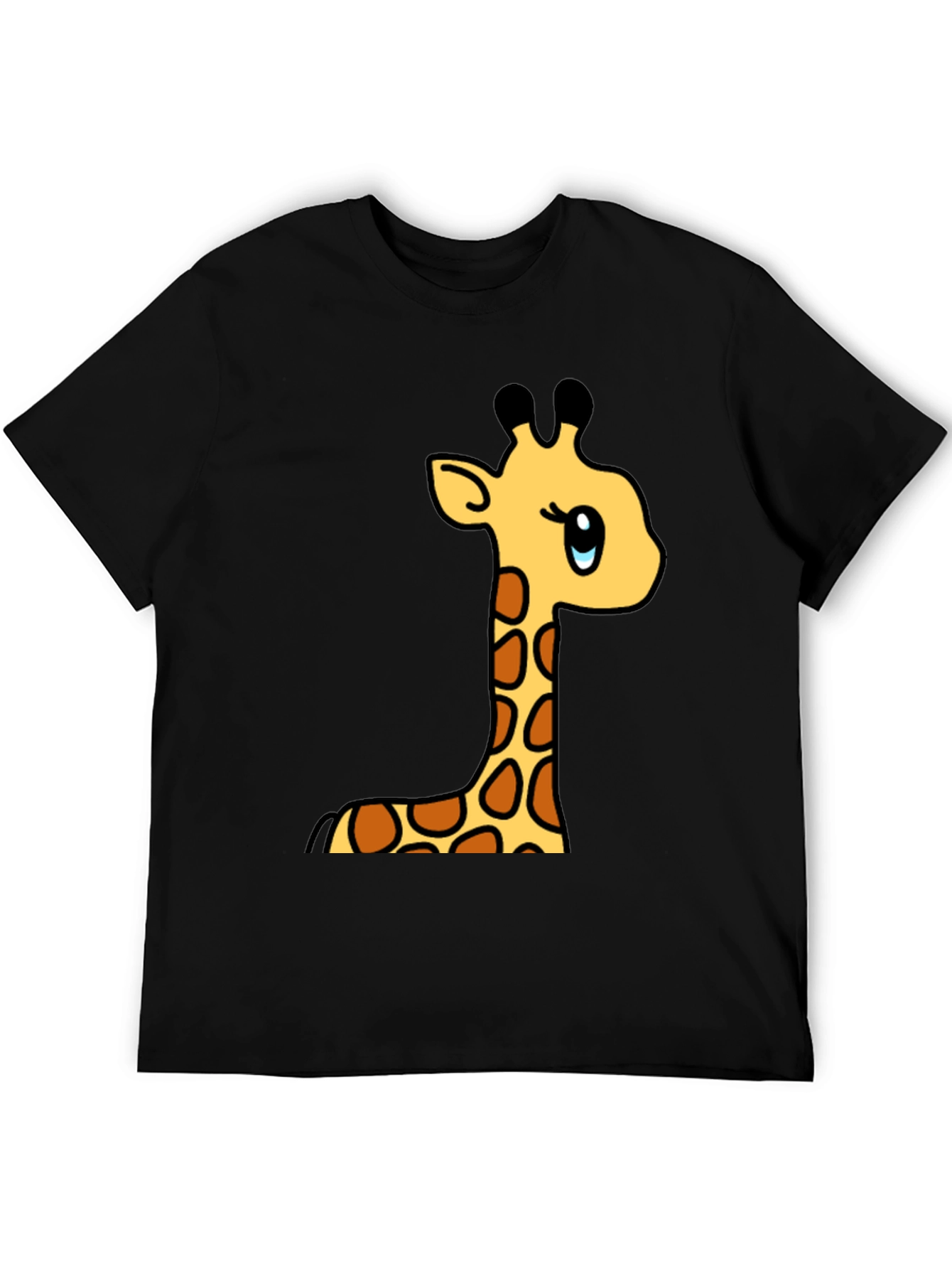 Cute Giraffe Cartoon Graphic T-Shirt - Unisex