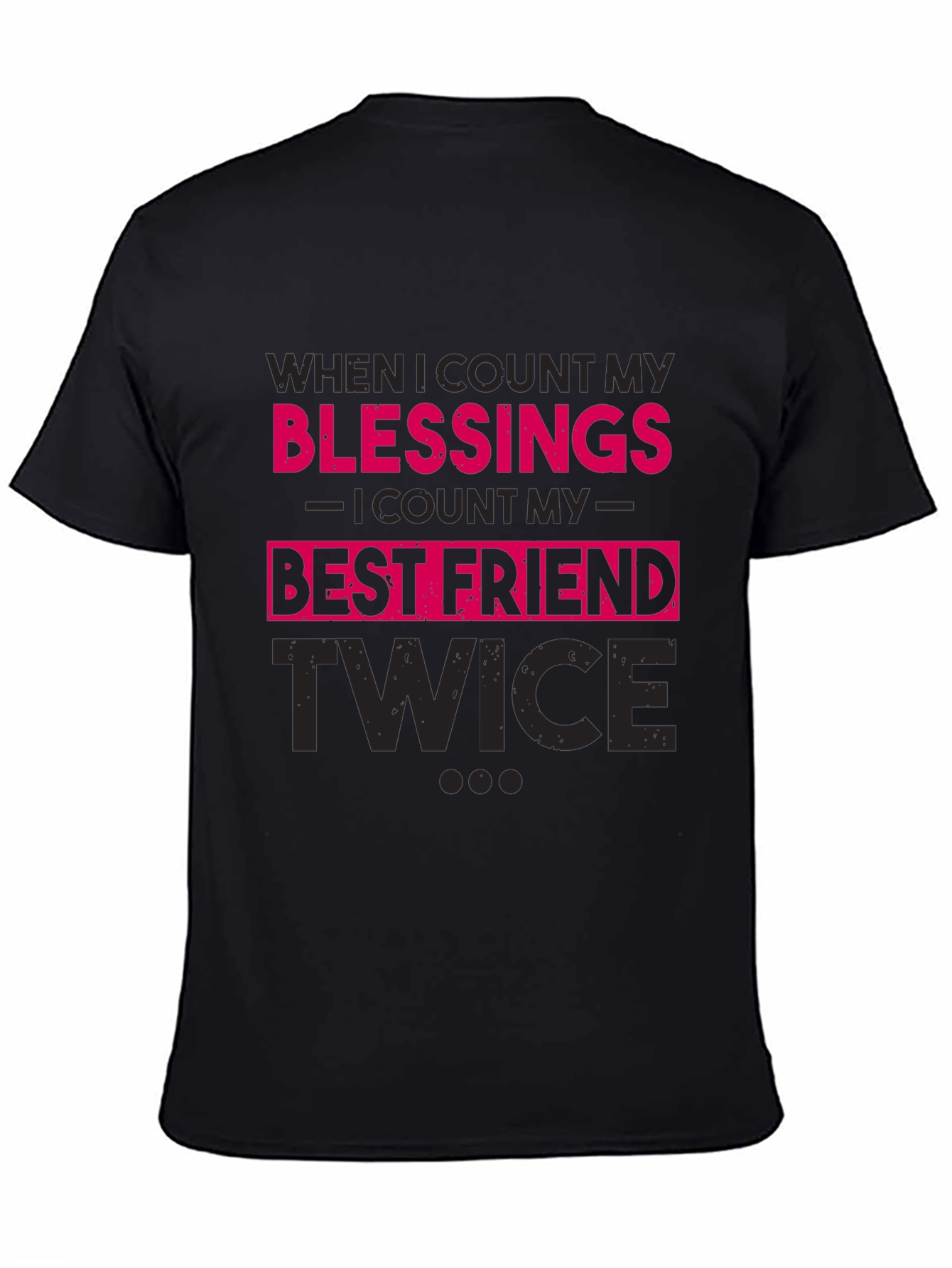 Blessings Best Friend Twice Graphic T-Shirt