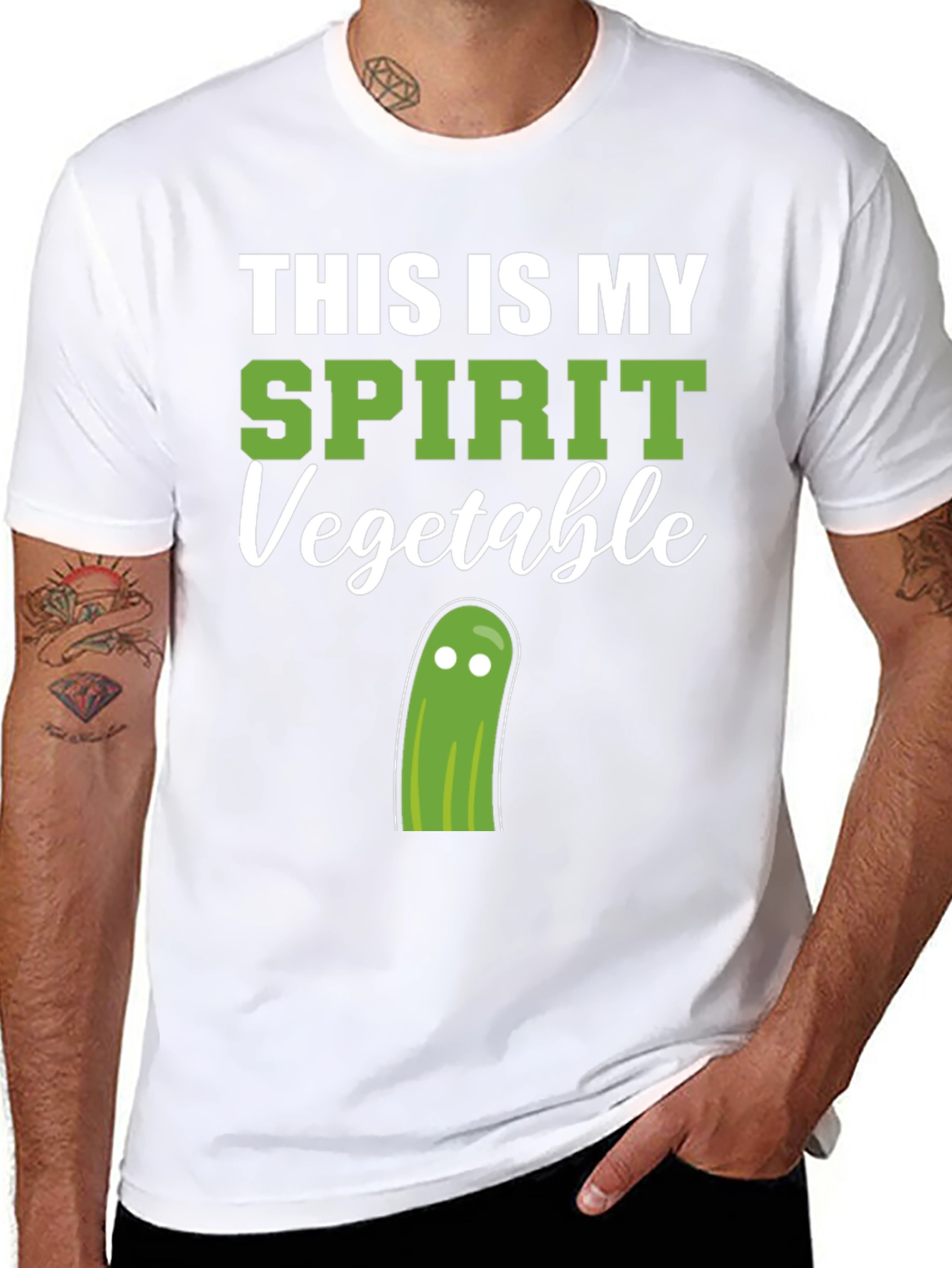 Spirit Vegetable T-Shirt - Funny Graphic Tee