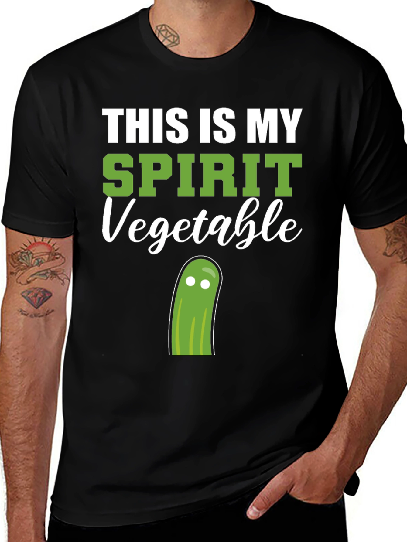 Spirit Vegetable T-Shirt - Funny Graphic Tee