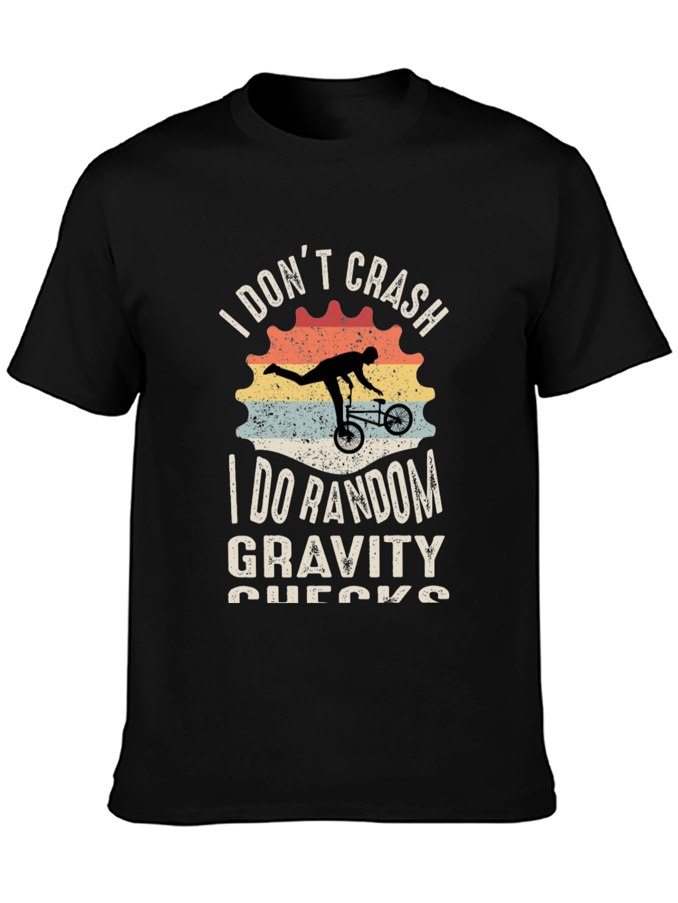 I Dont Crash Funny BMX Bike T-Shirt
