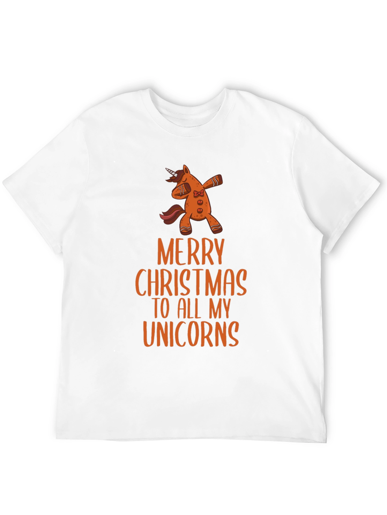 Merry Christmas Unicorn Dabbing T-Shirt