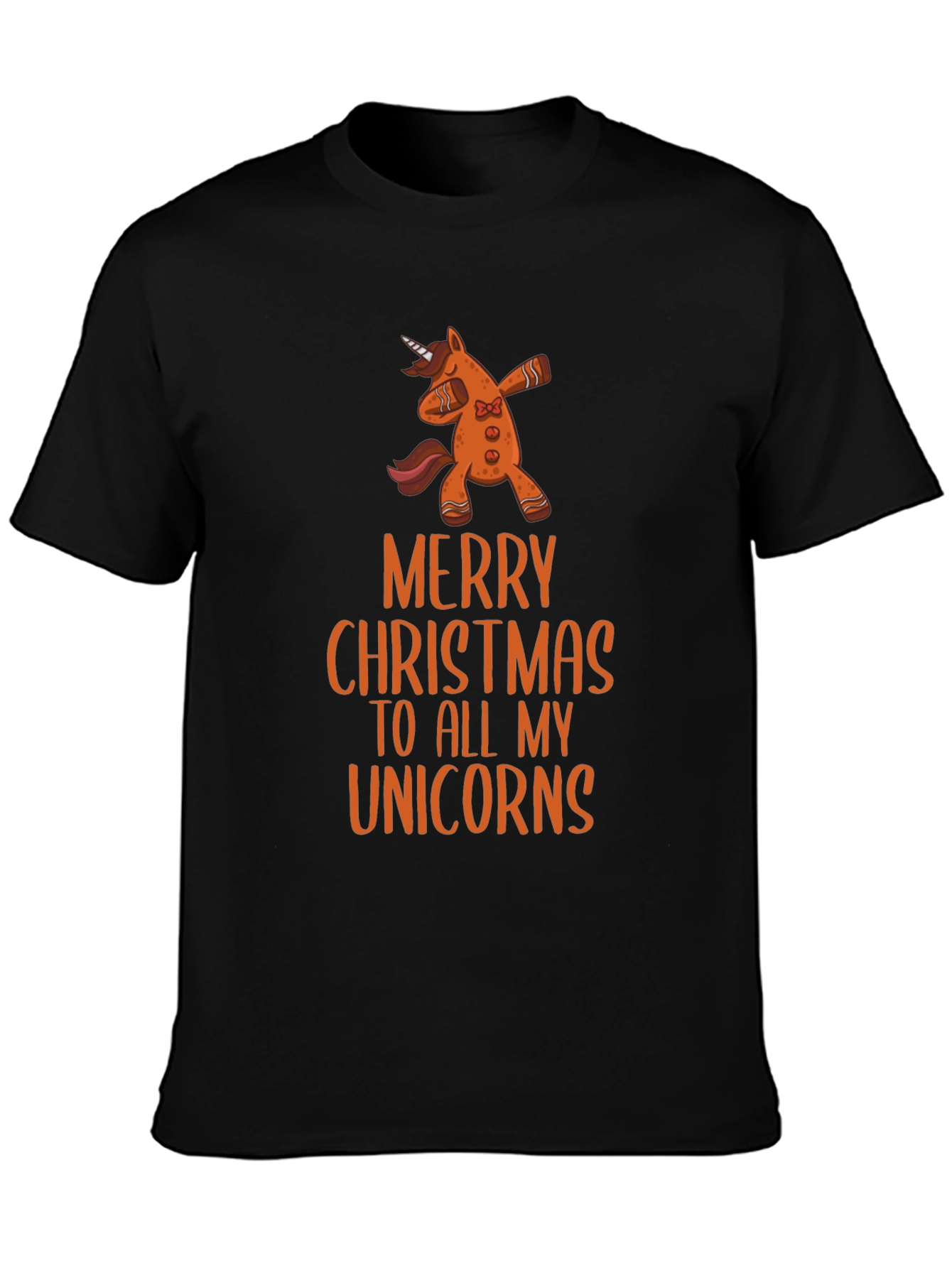 Merry Christmas Unicorn Dabbing T-Shirt