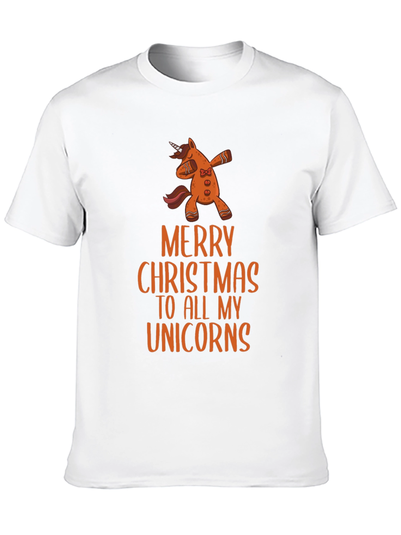 Merry Christmas Unicorn Dabbing T-Shirt