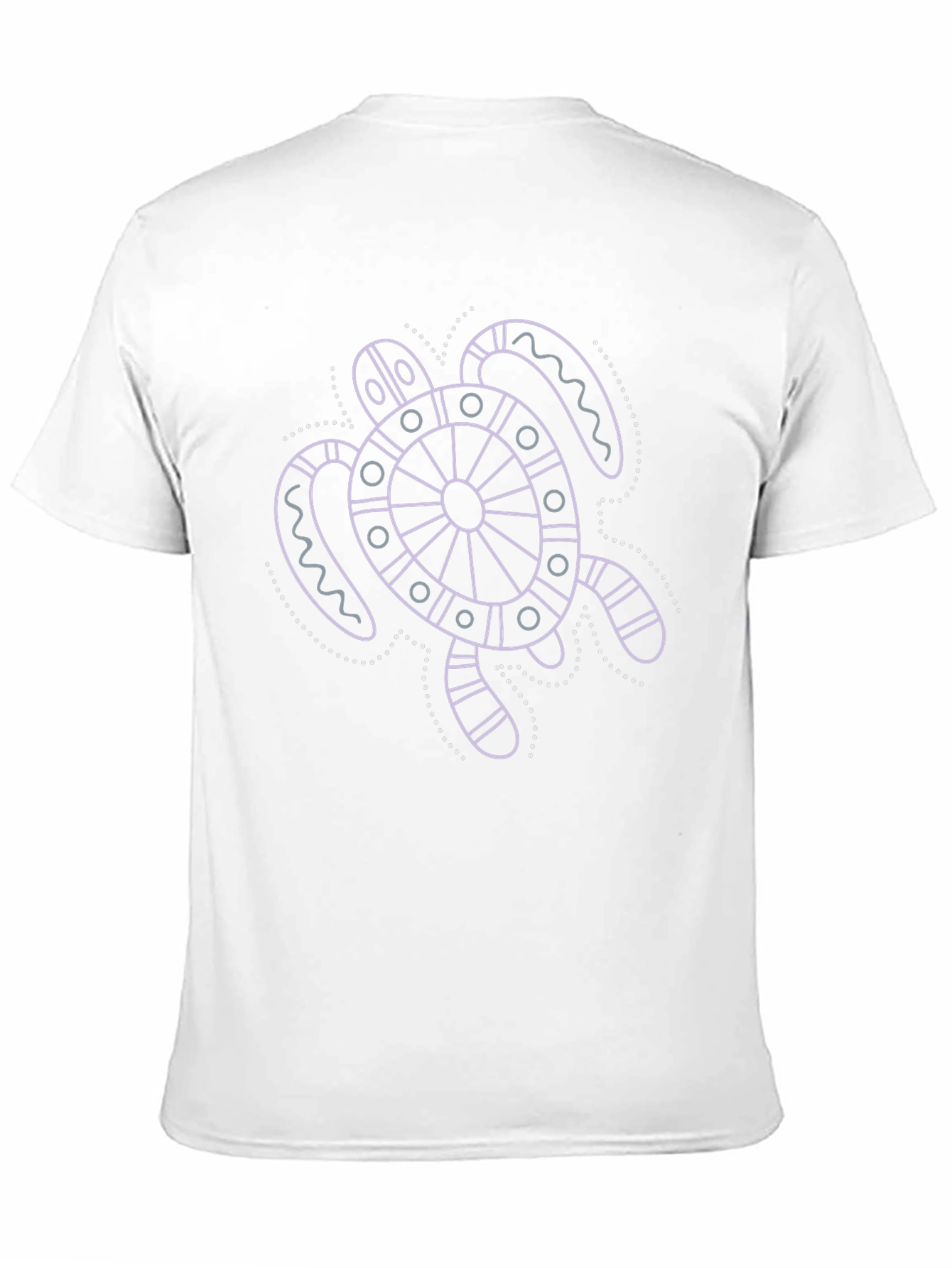 Turtle Graphic Tee - Black Cotton Casual Shirt