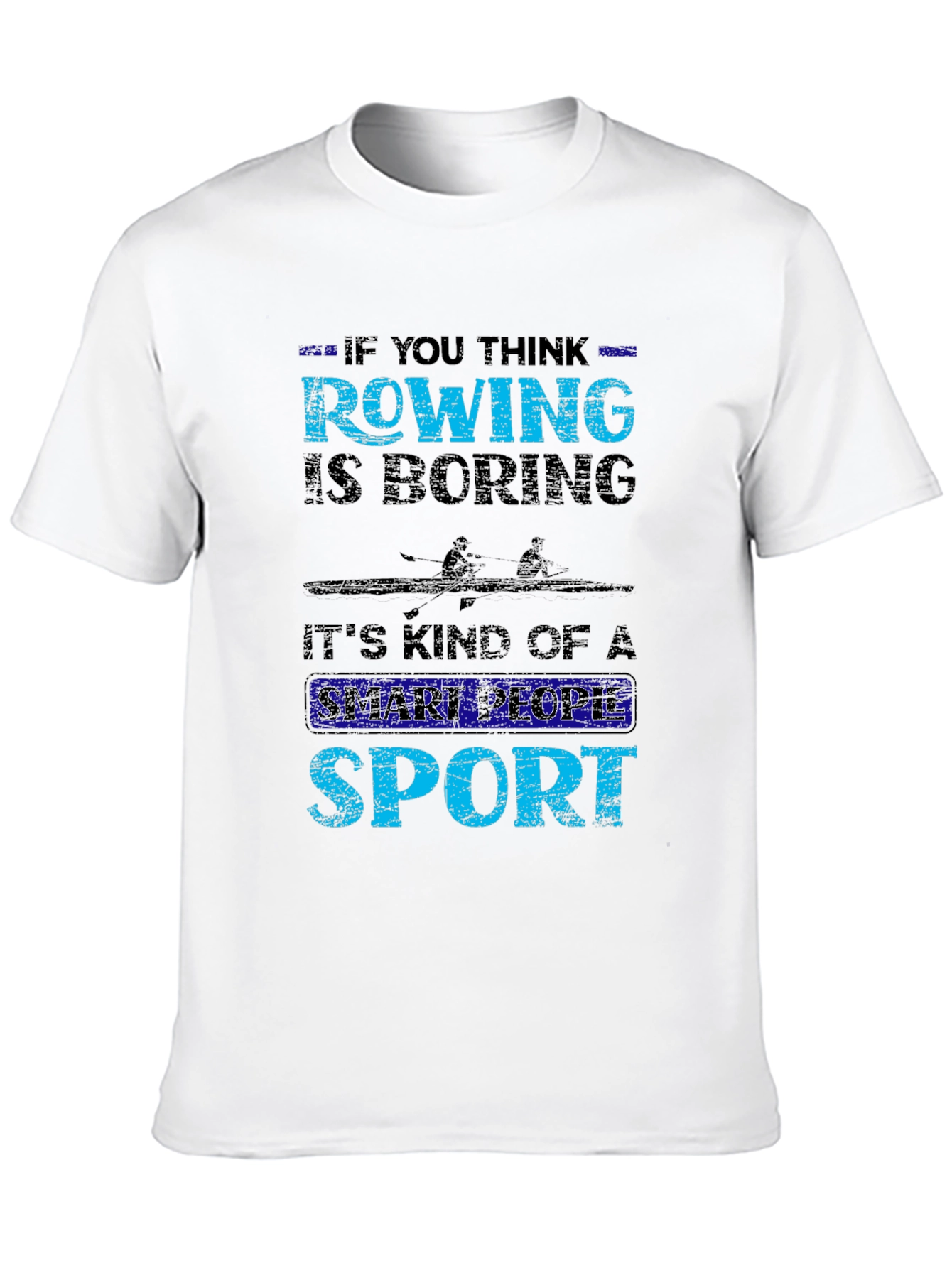 Rowing Smart People Sport Graphic T-Shirt